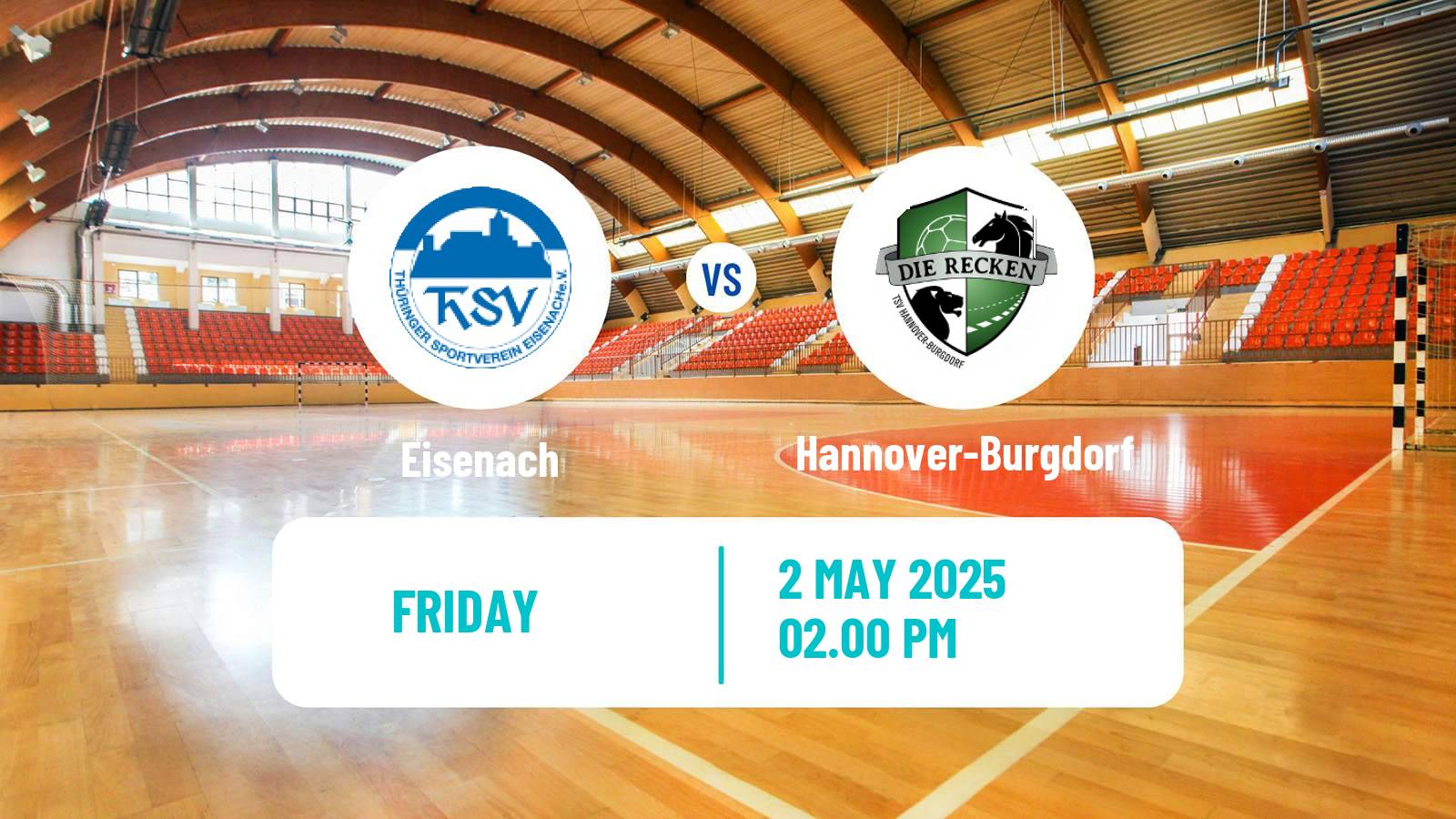 Handball German Bundesliga Handball Eisenach - Hannover-Burgdorf
