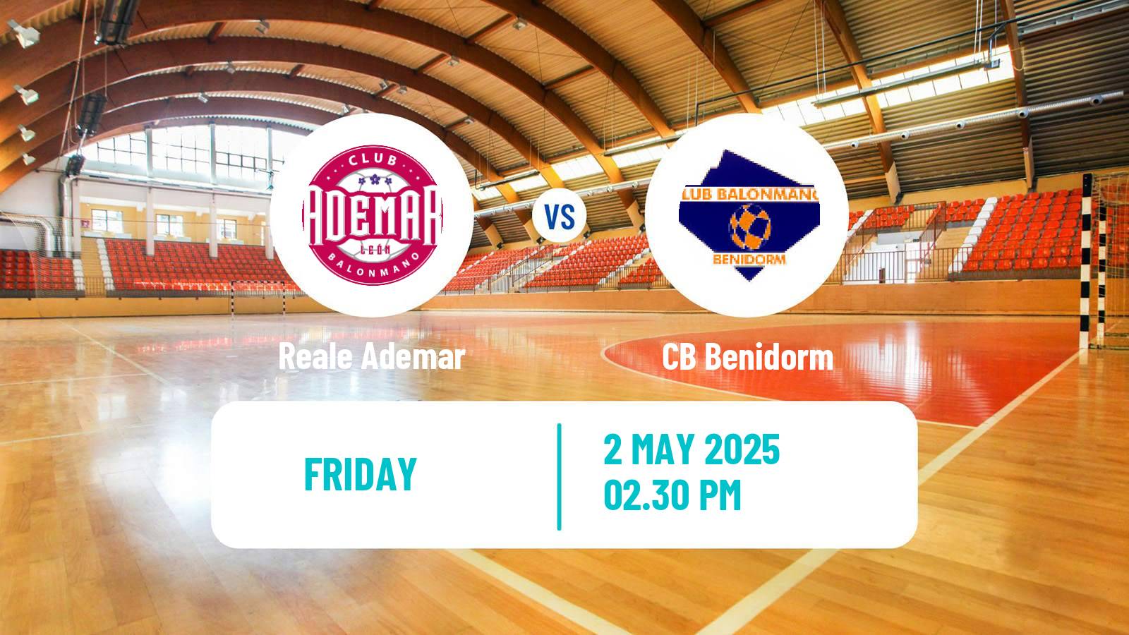 Handball Spanish Liga ASOBAL Reale Ademar - Benidorm