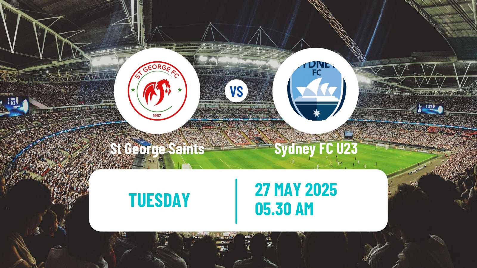 Soccer Australian NPL NSW St George Saints - Sydney FC U23