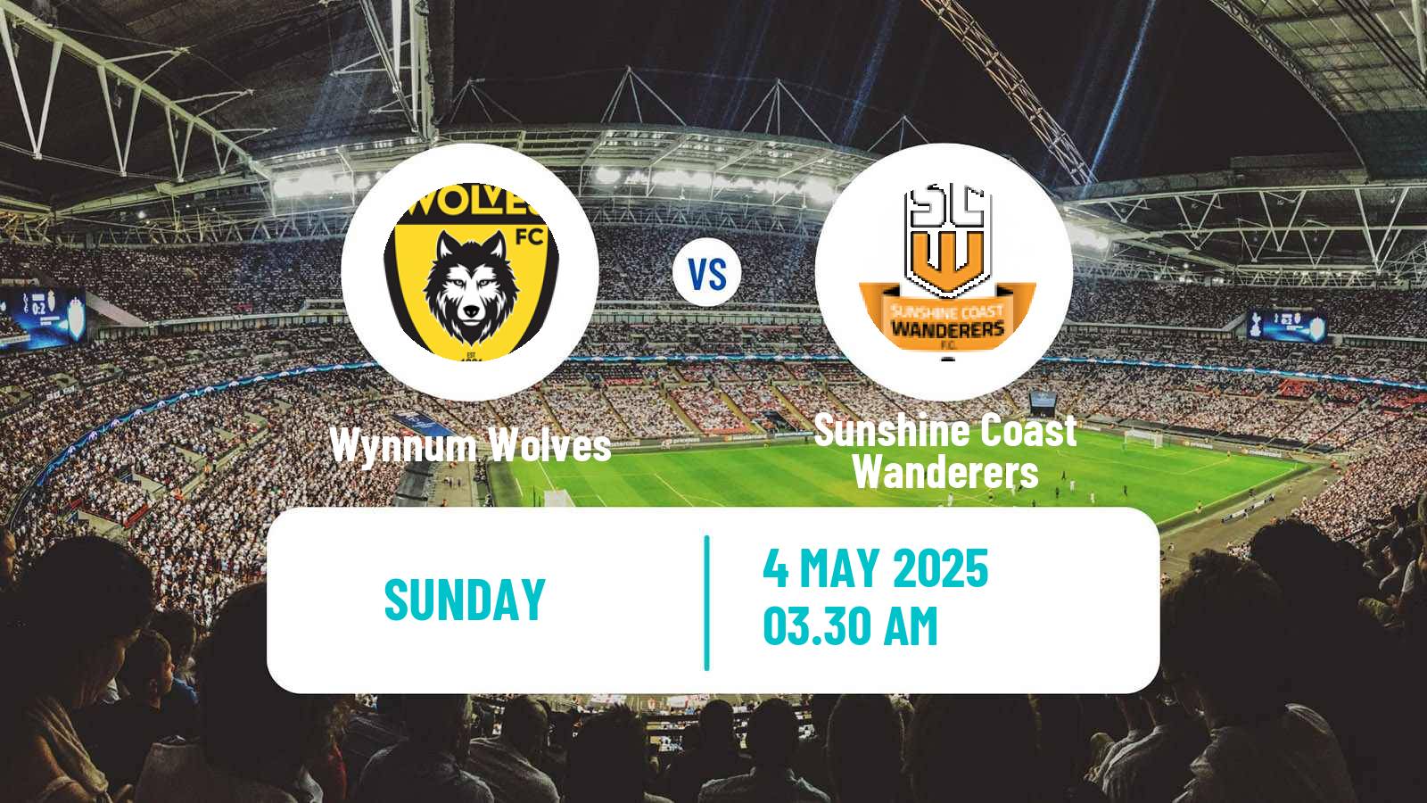 Soccer Australian NPL Queensland Wynnum Wolves - Sunshine Coast Wanderers