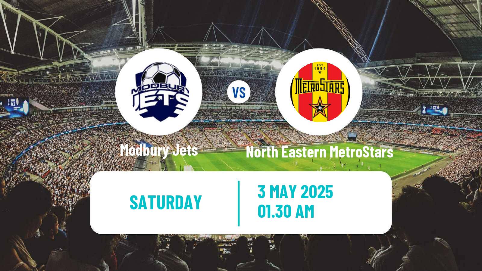 Soccer Australian NPL South Australian Modbury Jets - North Eastern MetroStars