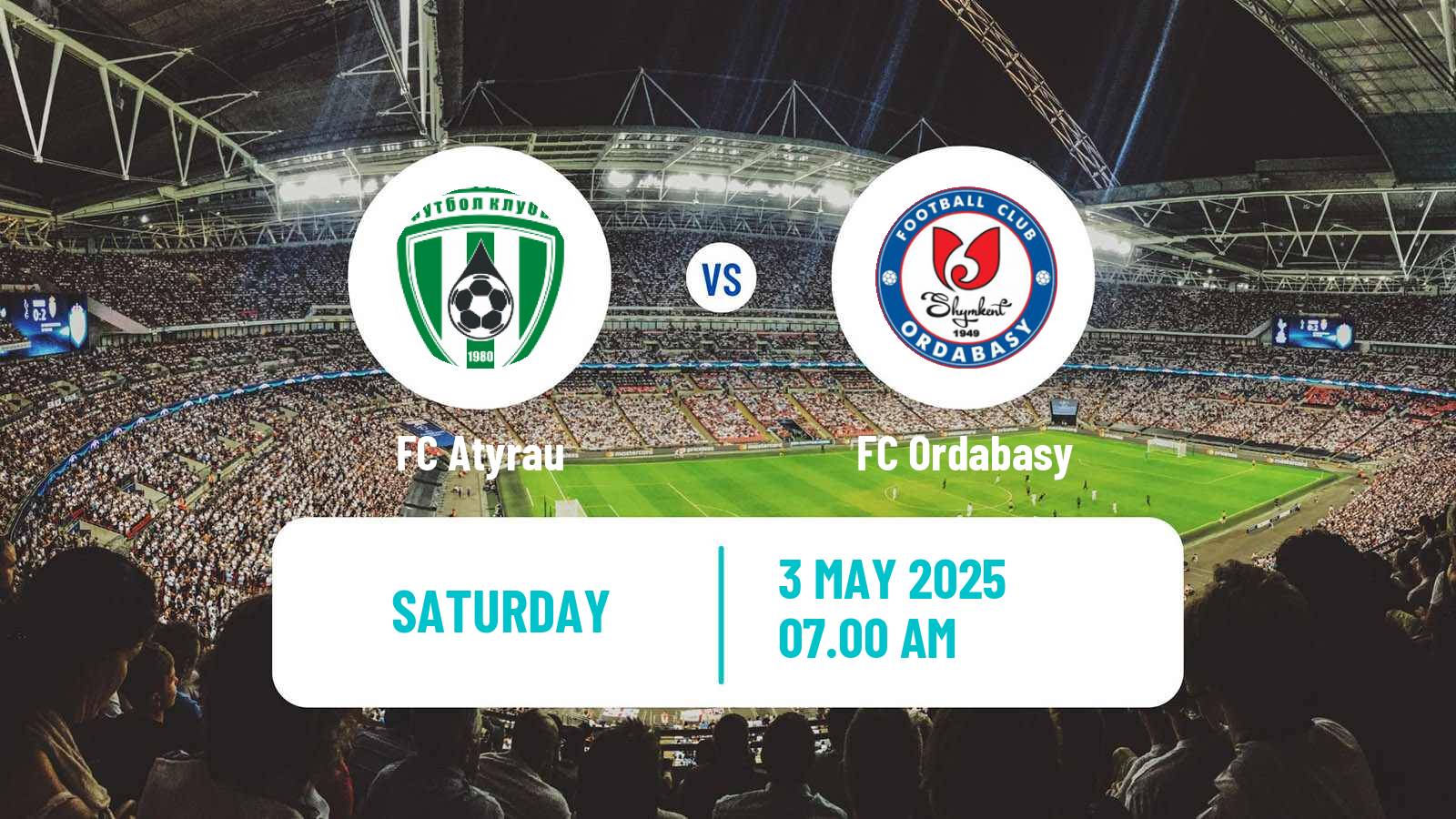 Soccer Kazakh Premier League Atyrau - Ordabasy