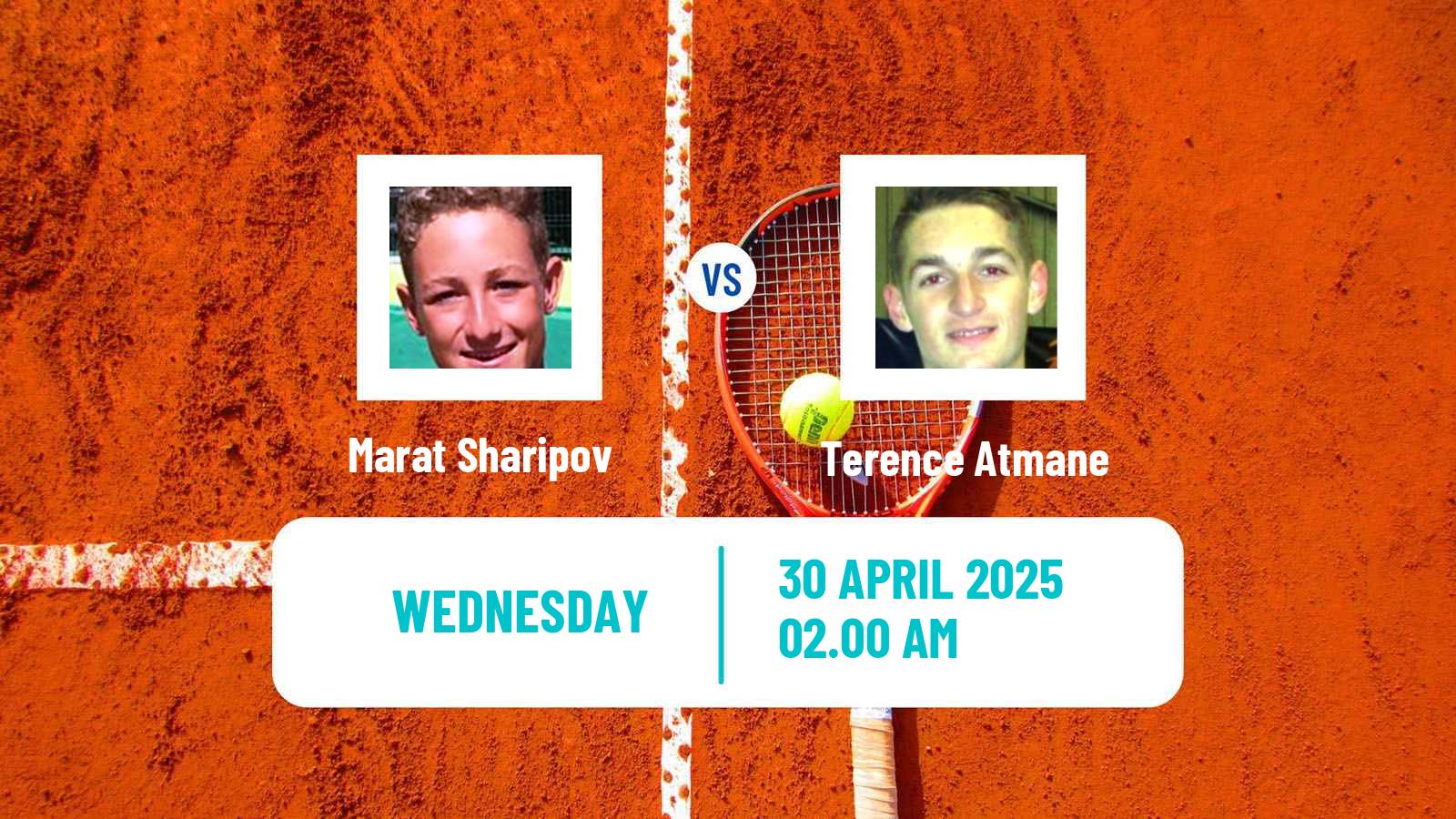 Tennis Guangzhou Challenger Men Marat Sharipov - Terence Atmane
