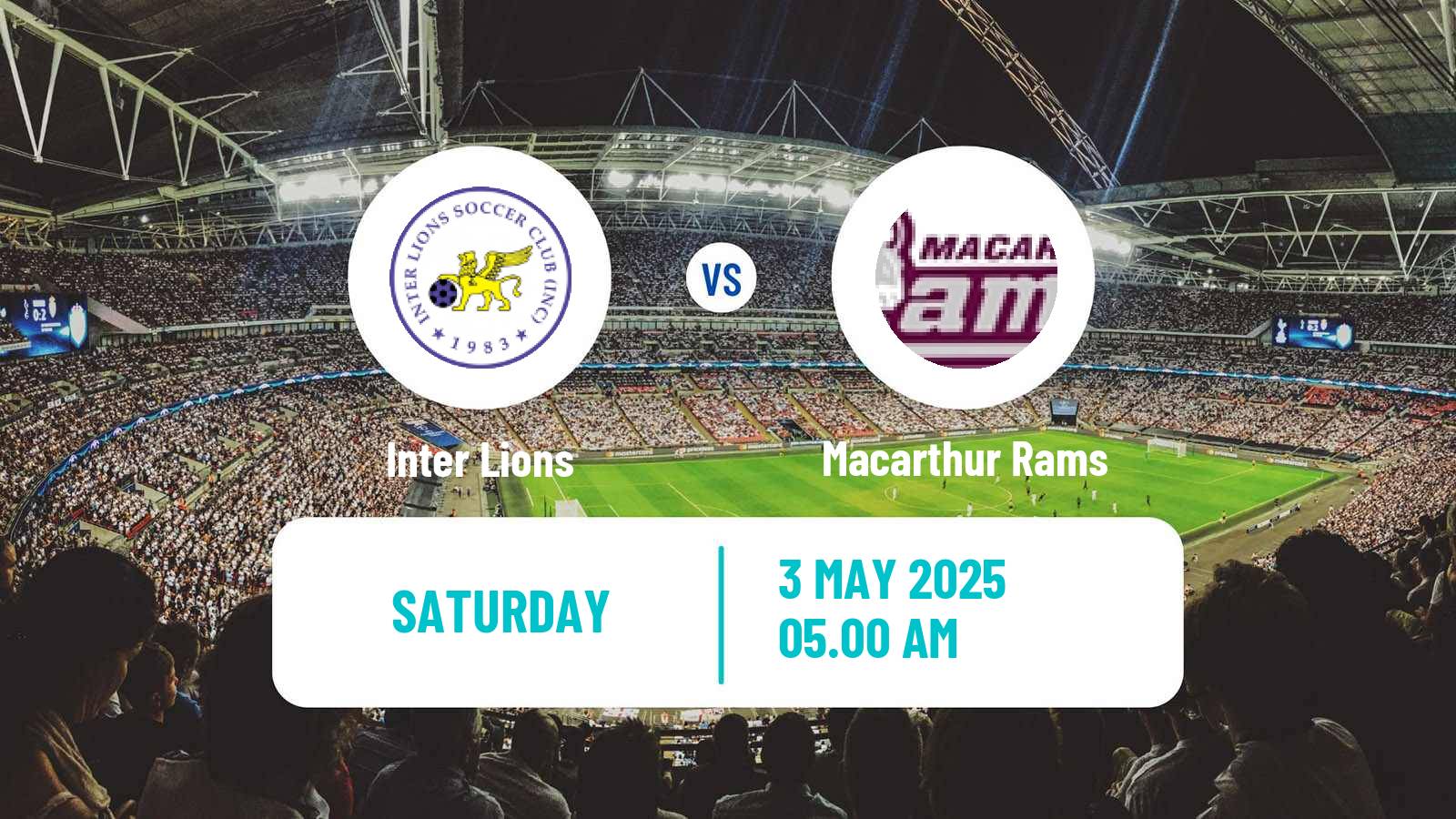 Football Australian NSW League One Inter Lions - Macarthur Rams