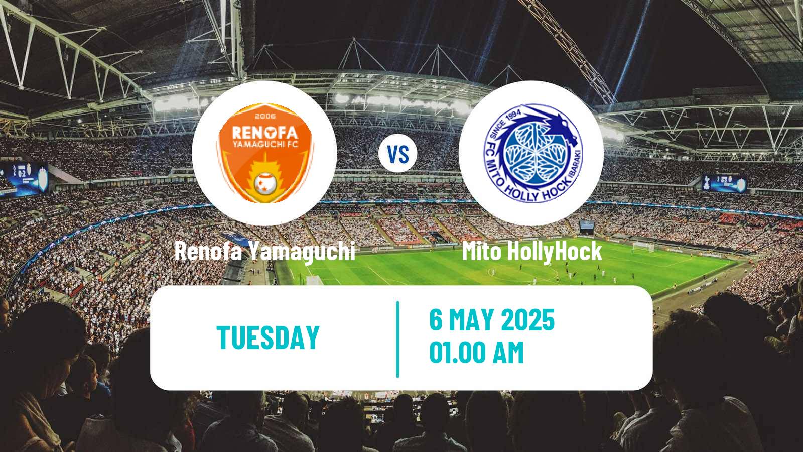 Soccer Japan J2 League Renofa Yamaguchi - Mito HollyHock
