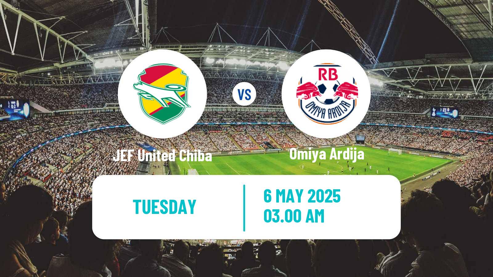 Soccer Japan J2 League JEF United Chiba - Omiya Ardija