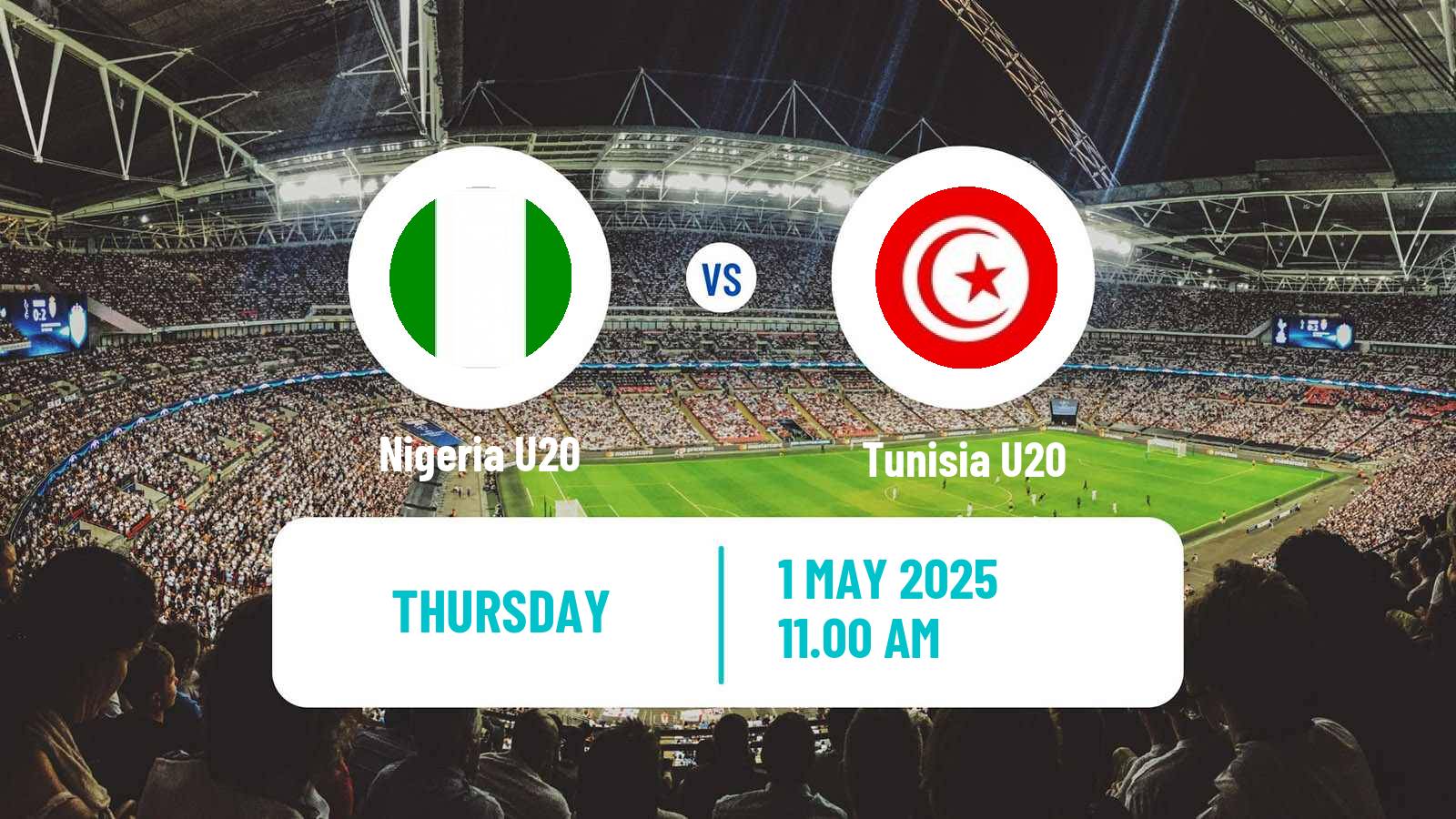 Soccer Africa Cup of Nations U20 Nigeria U20 - Tunisia U20