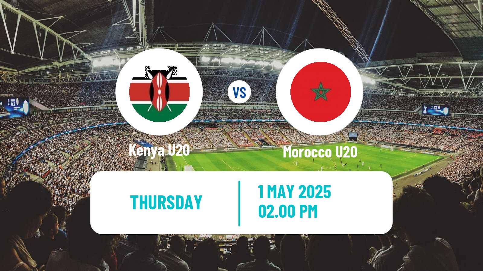 Soccer Africa Cup of Nations U20 Kenya U20 - Morocco U20