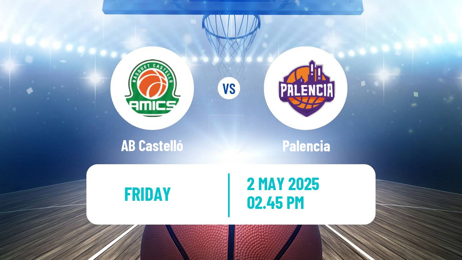 Basketball Spanish LEB Oro Castelló - Palencia