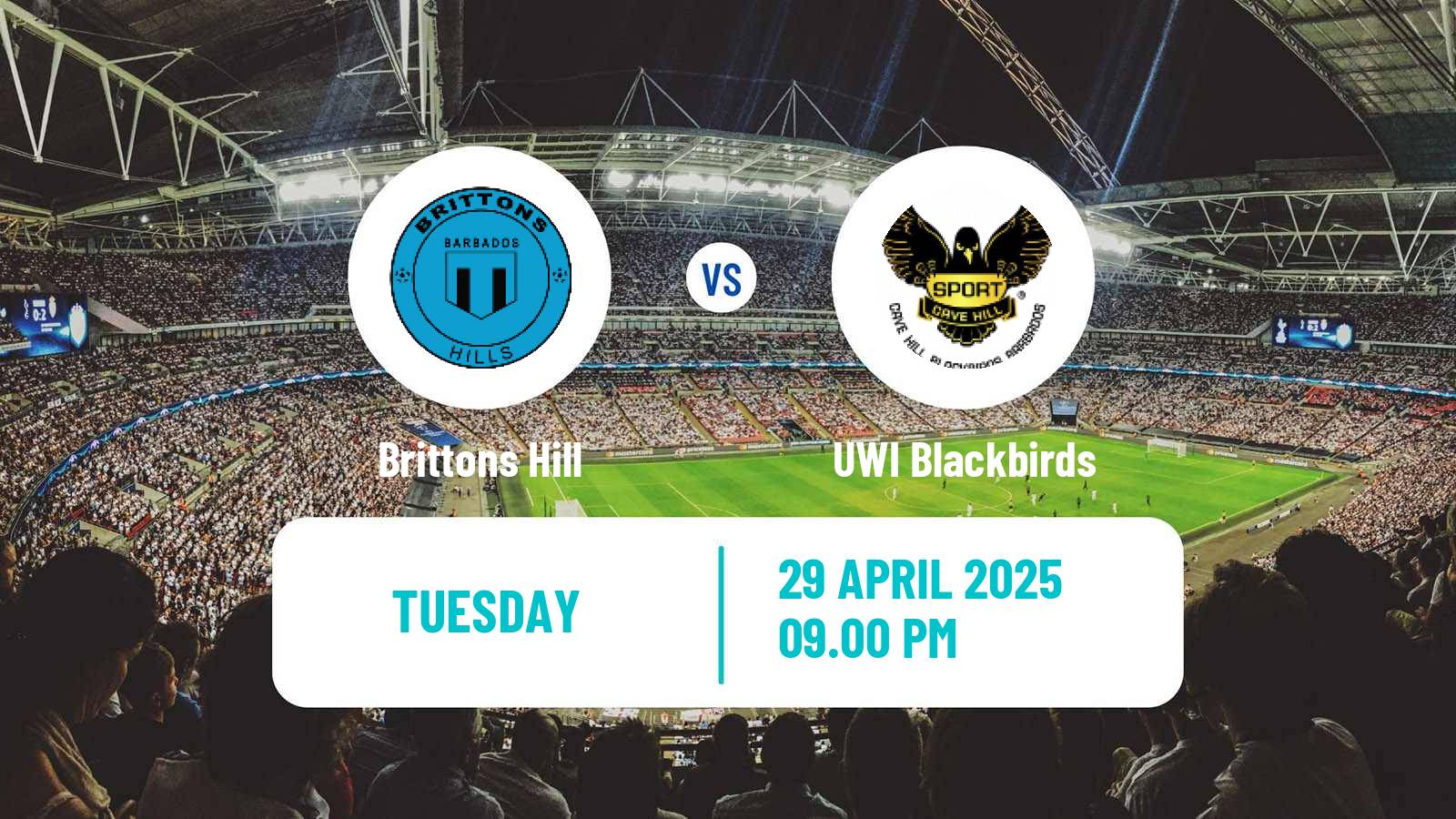 Football Barbados Premier League Brittons Hill - UWI Blackbirds