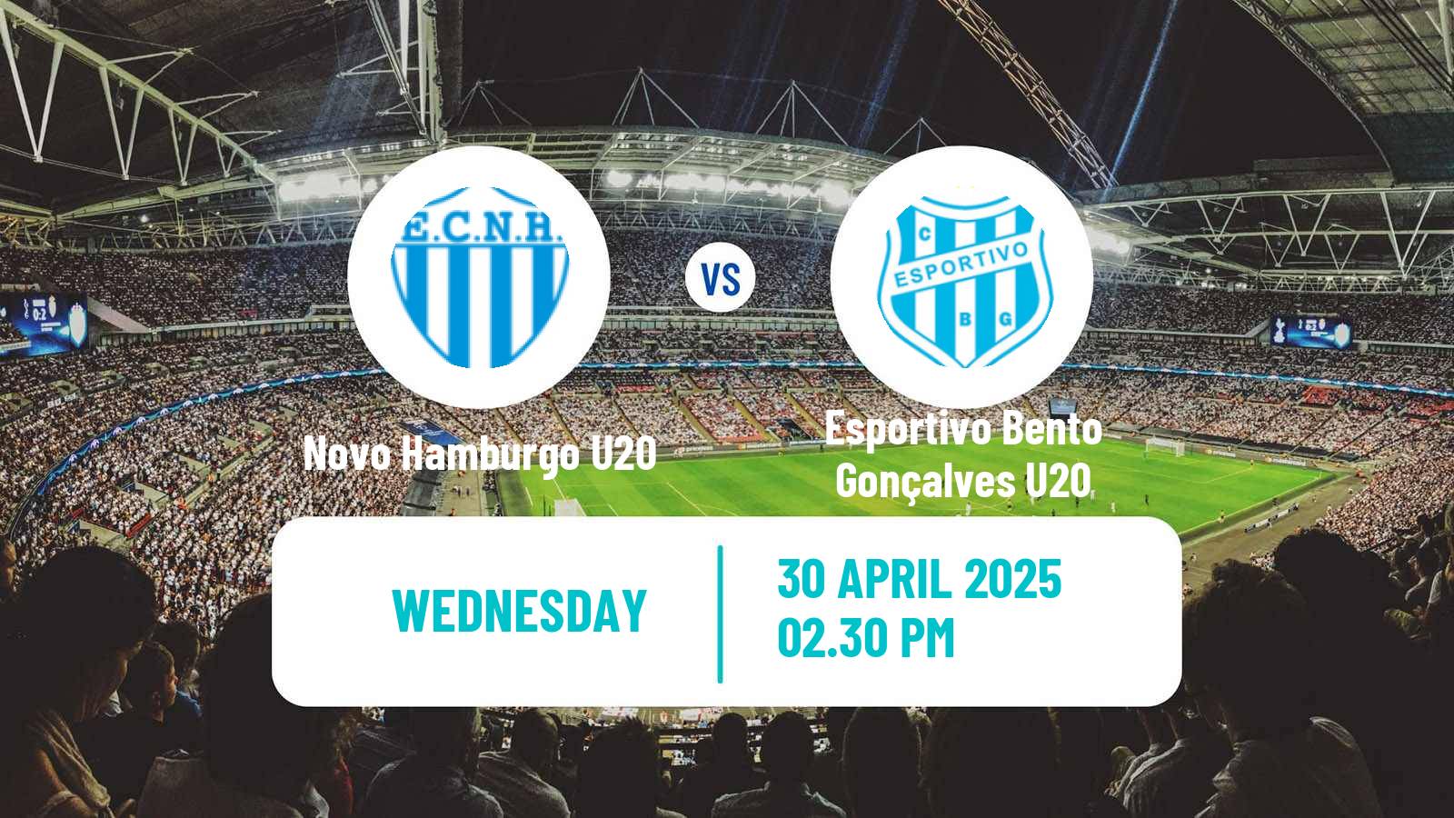 Soccer Brazilian Gaucho U20 Novo Hamburgo U20 - Esportivo Bento Gonçalves U20
