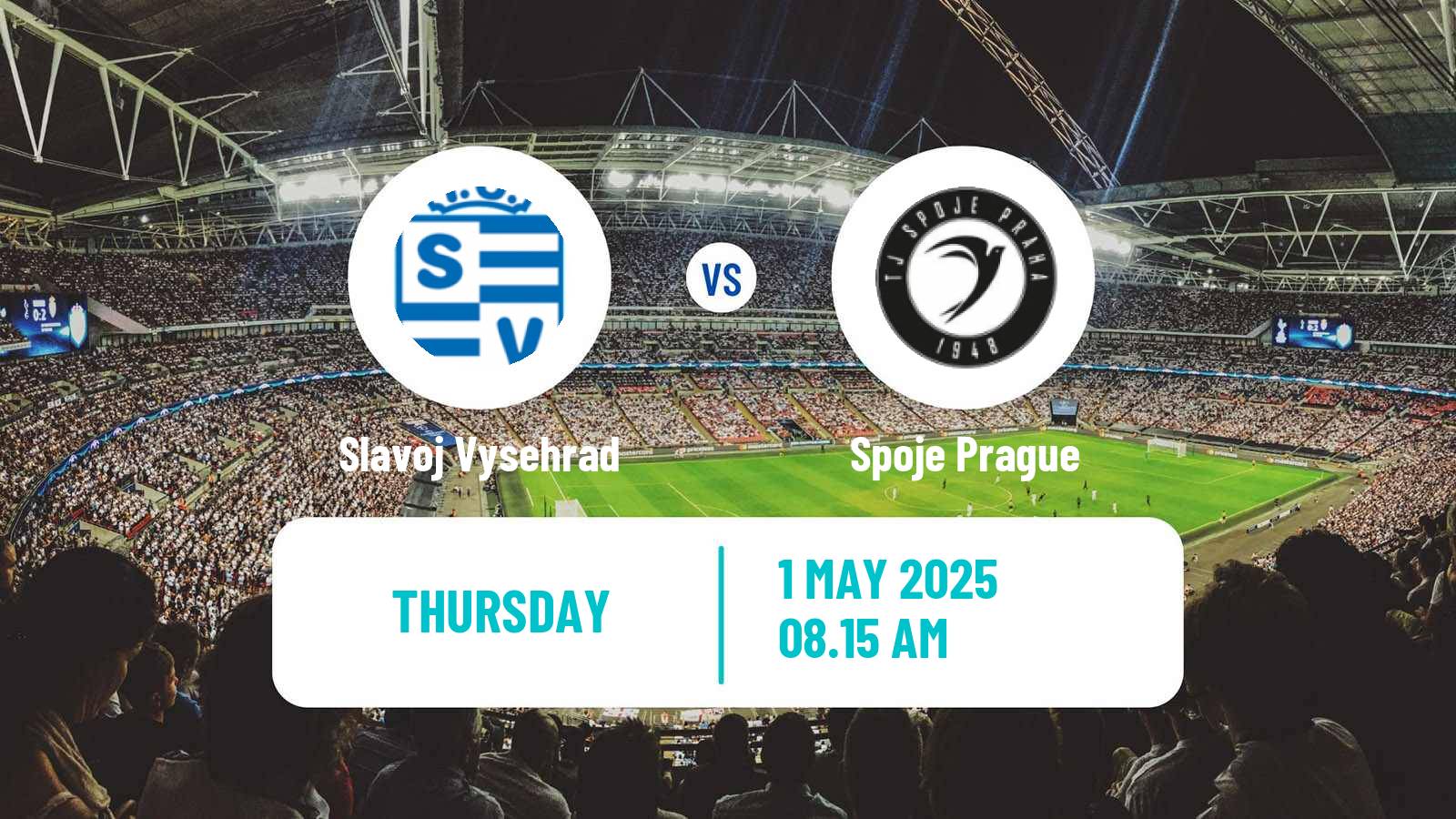 Football Czech Prazsky Prebor Slavoj Vysehrad - Spoje Prague