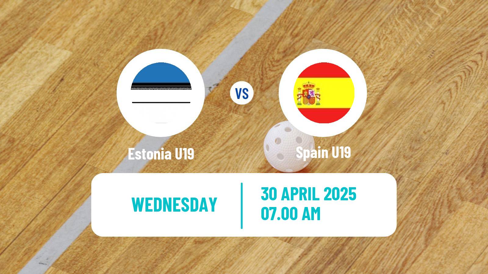 Floorball World Championship Floorball U19 Estonia U19 - Spain U19
