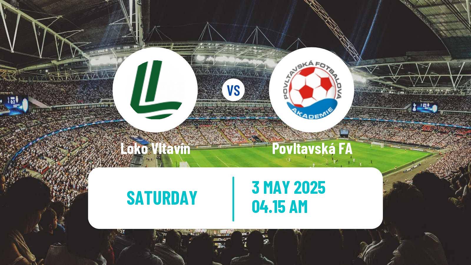 Soccer Czech CFL Group A Loko Vltavín - Povltavská FA