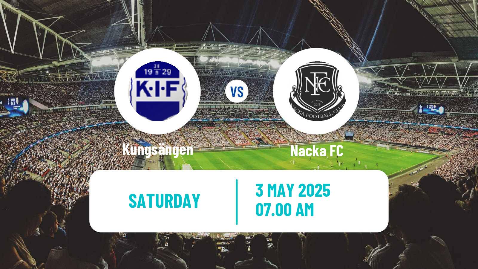 Soccer Swedish Division 2 - Norra Svealand Kungsängen - Nacka FC