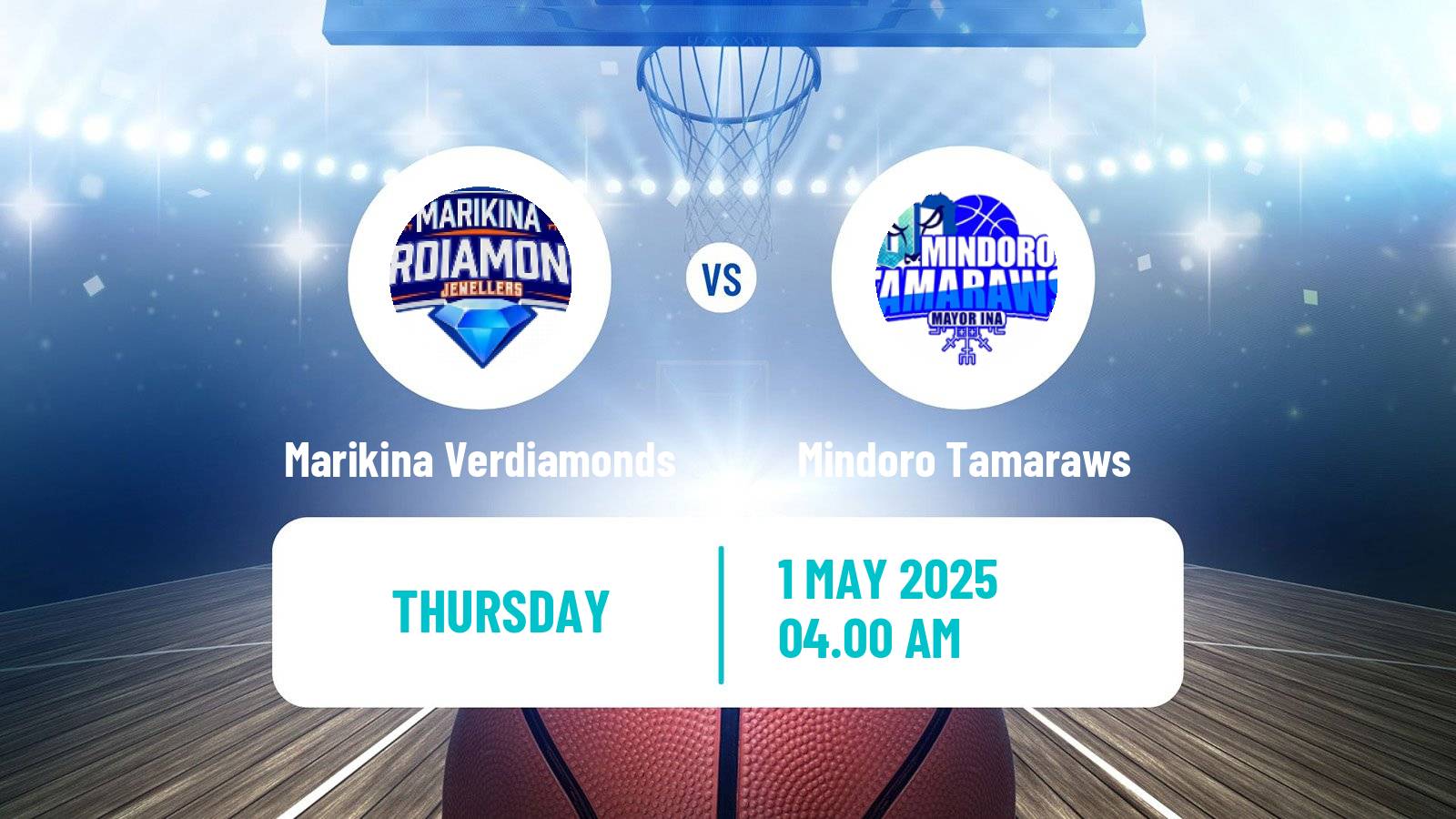 Basketball Philippines MBPL  Marikina Verdiamonds - Mindoro Tamaraws