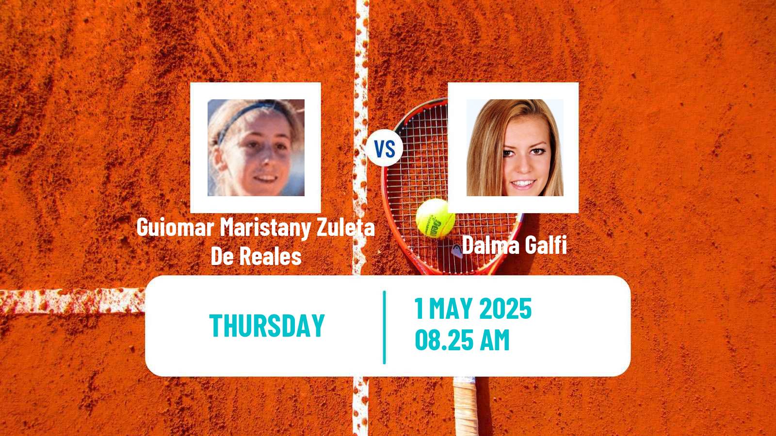Tennis Vic Challenger Women Guiomar Maristany Zuleta De Reales - Dalma Galfi