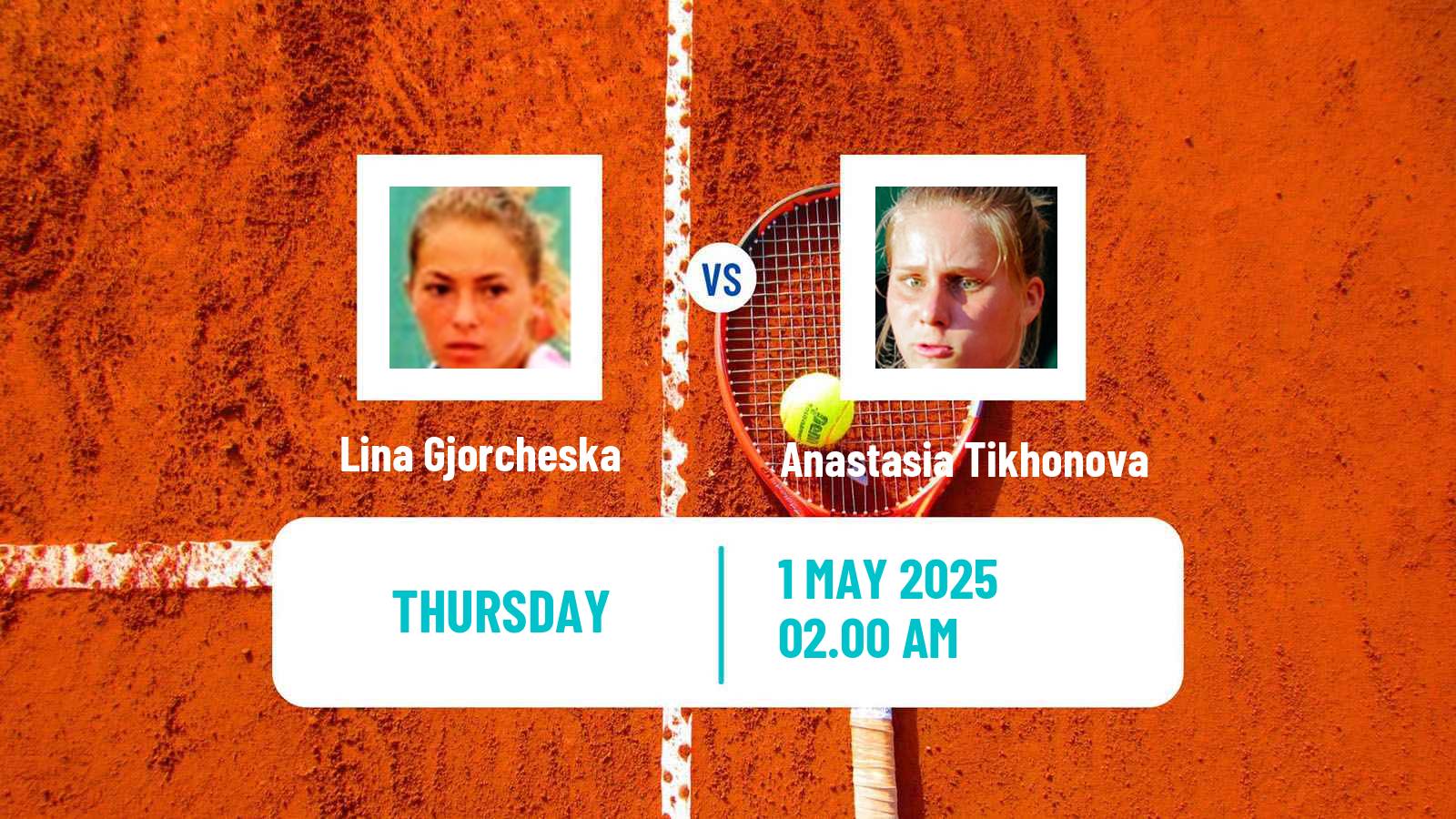 Tennis ITF W50 Lopota Women Lina Gjorcheska - Anastasia Tikhonova