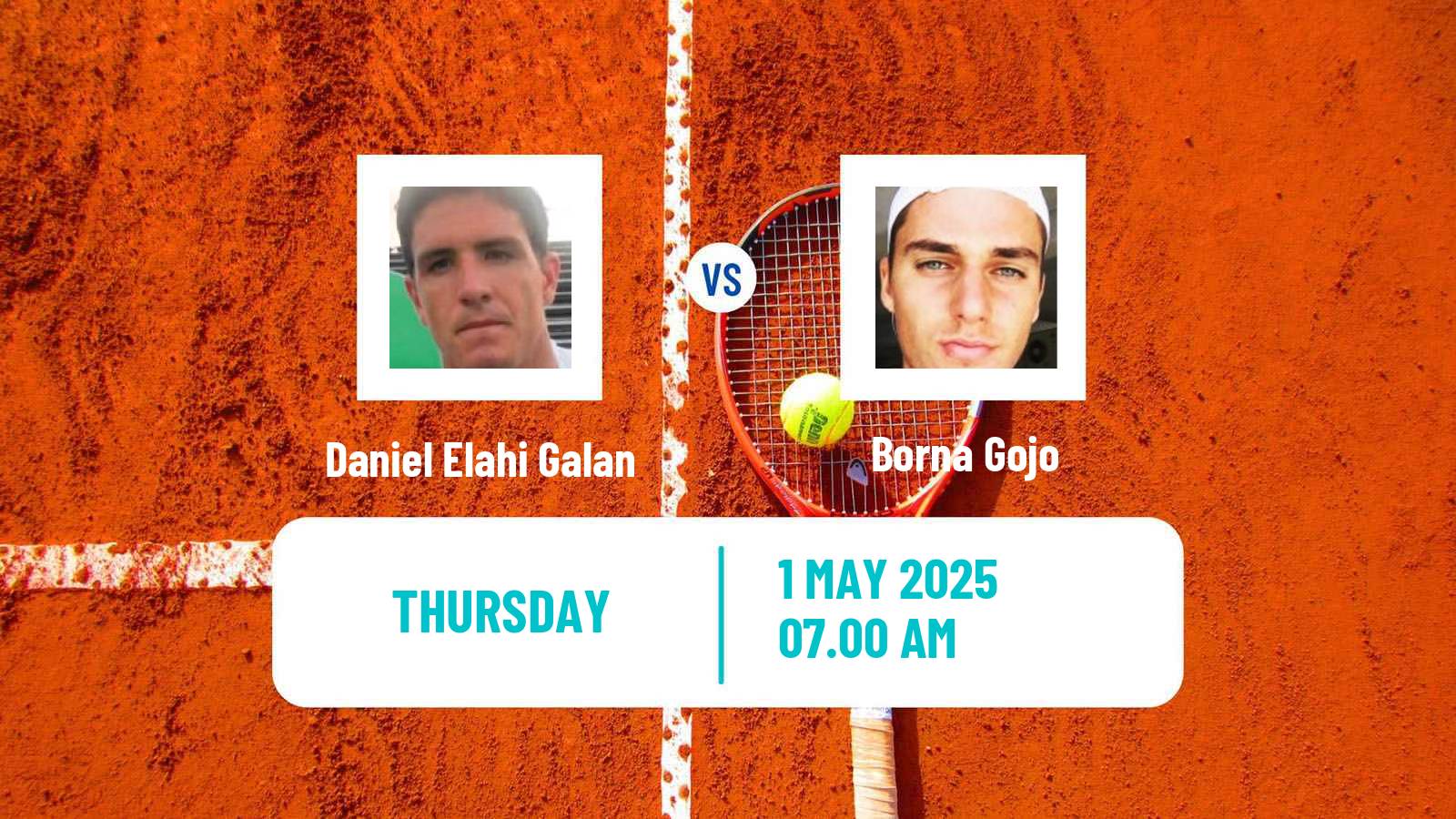 Tennis Aix En Provence Challenger Men Daniel Elahi Galan - Borna Gojo