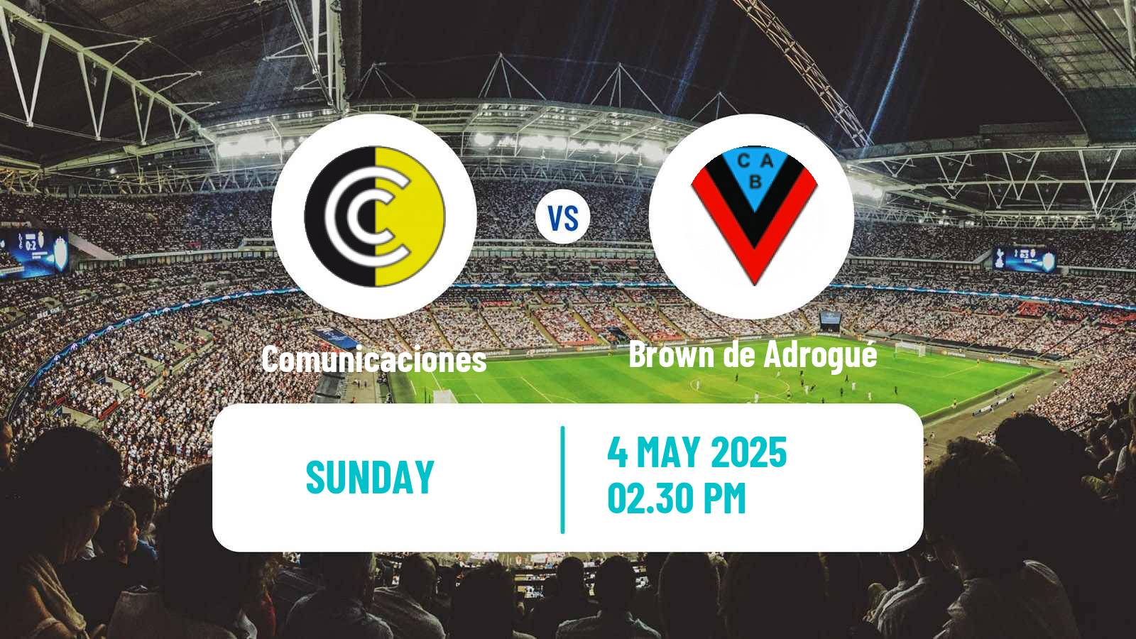 Soccer Argentinian Primera B Comunicaciones - Brown de Adrogué