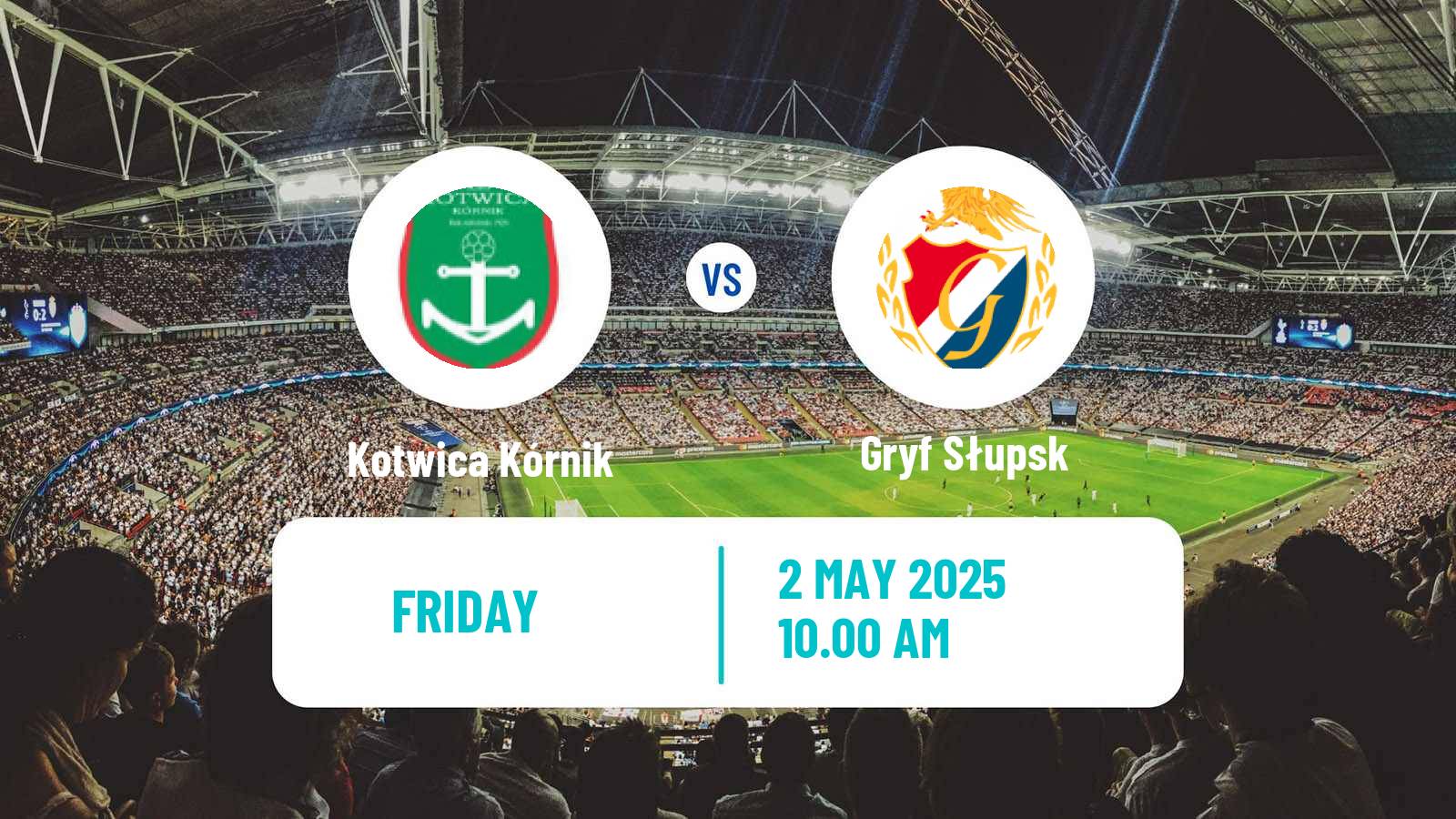 Soccer Polish Division 3 - Group II Kotwica Kórnik - Gryf Słupsk