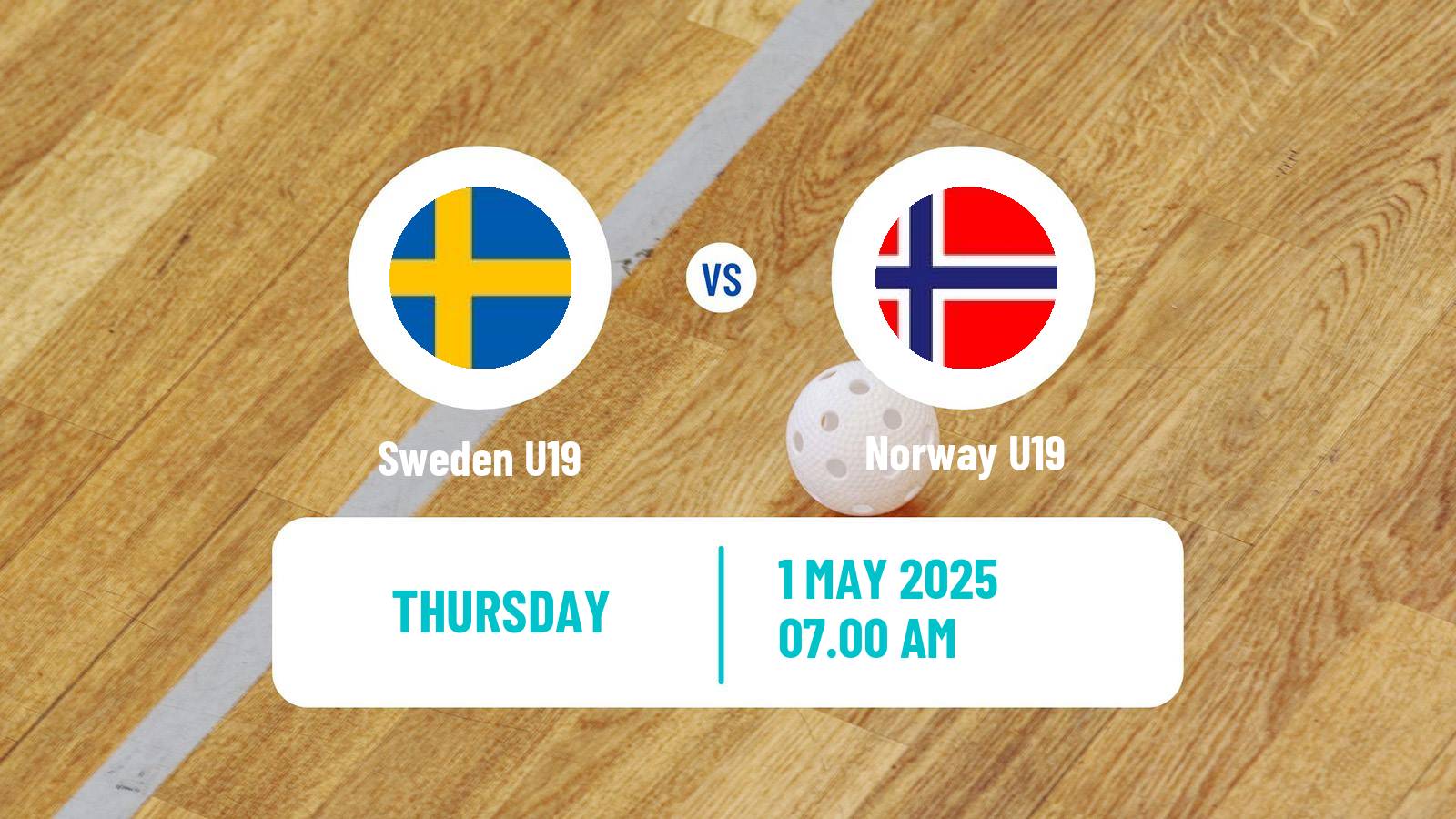 Floorball World Championship Floorball U19 Sweden U19 - Norway U19