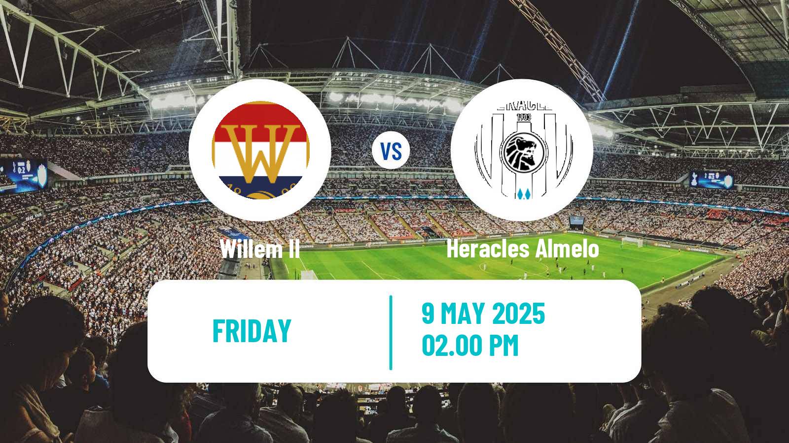 Football Dutch Eredivisie Willem II - Heracles Almelo
