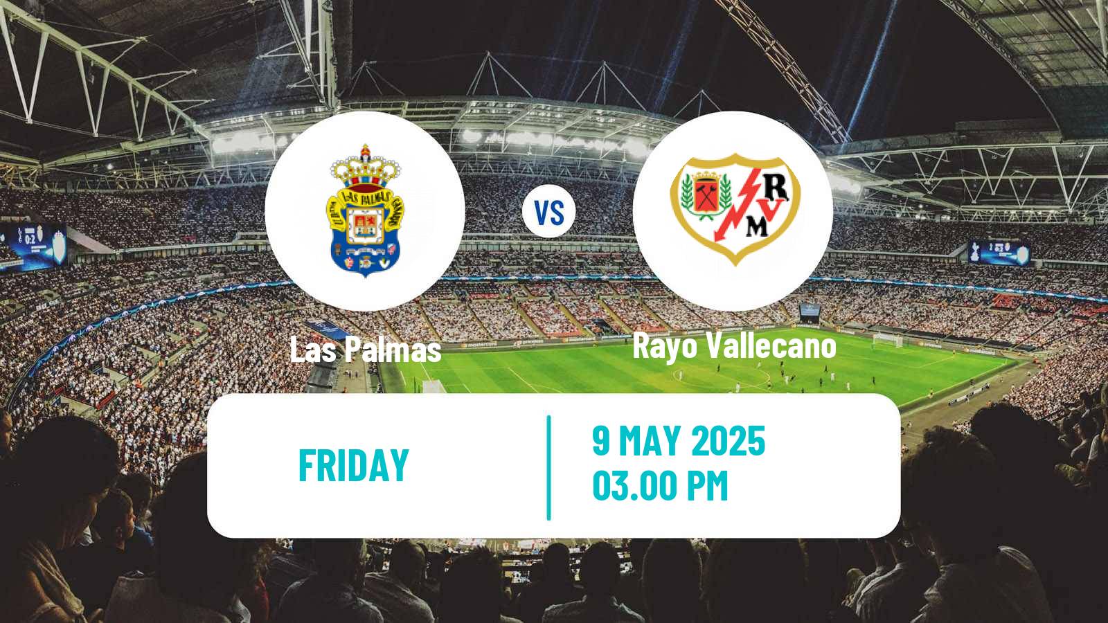 Soccer Spanish LaLiga Las Palmas - Rayo Vallecano