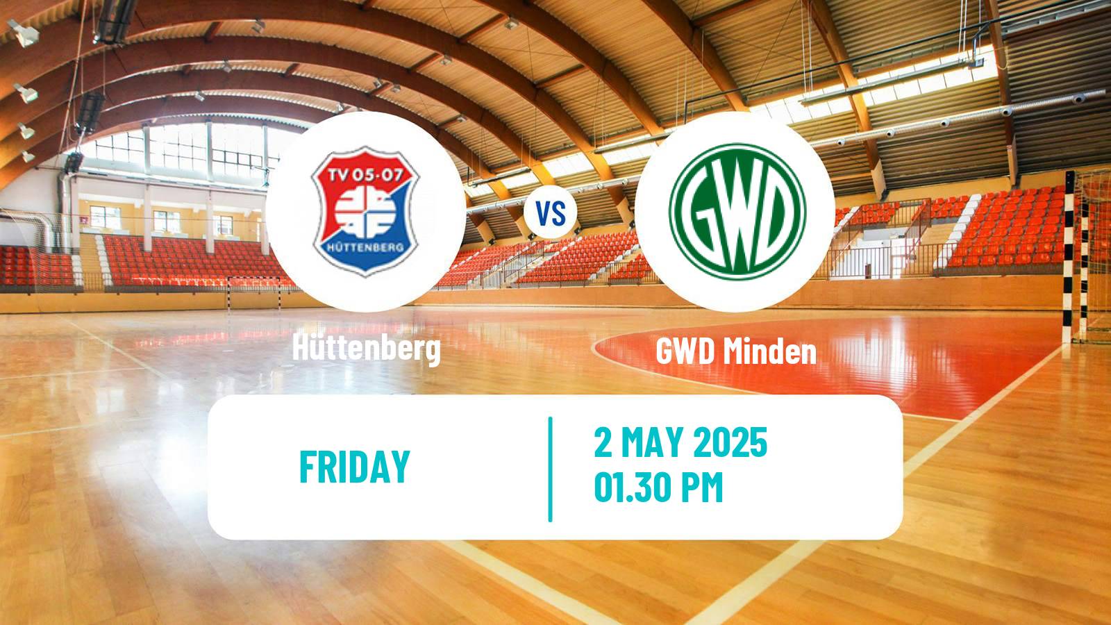 Handball German 2 Bundesliga Handball Hüttenberg - GWD Minden