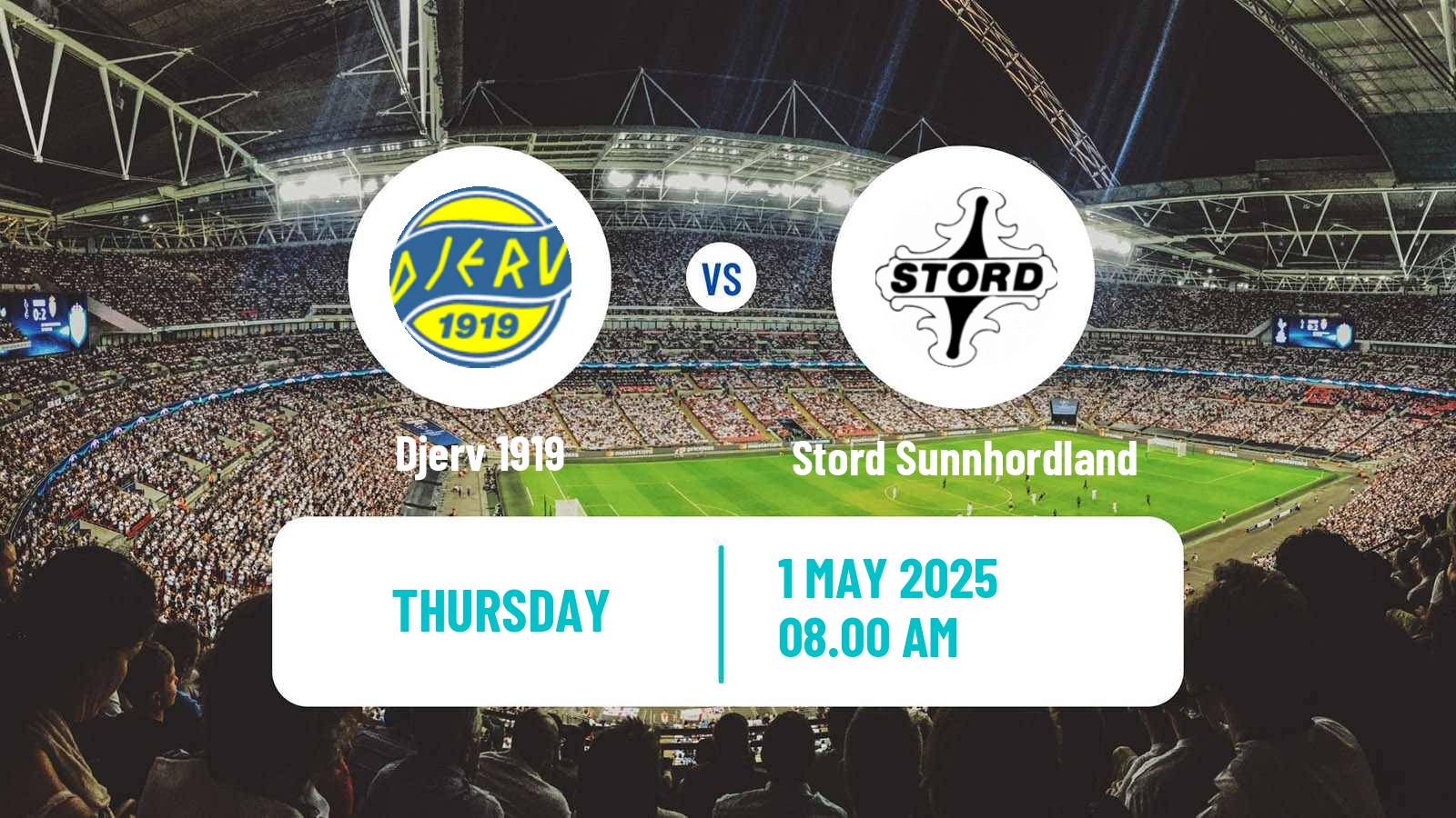 Football Norwegian Division 3 - Group 5 Djerv 1919 - Stord Sunnhordland