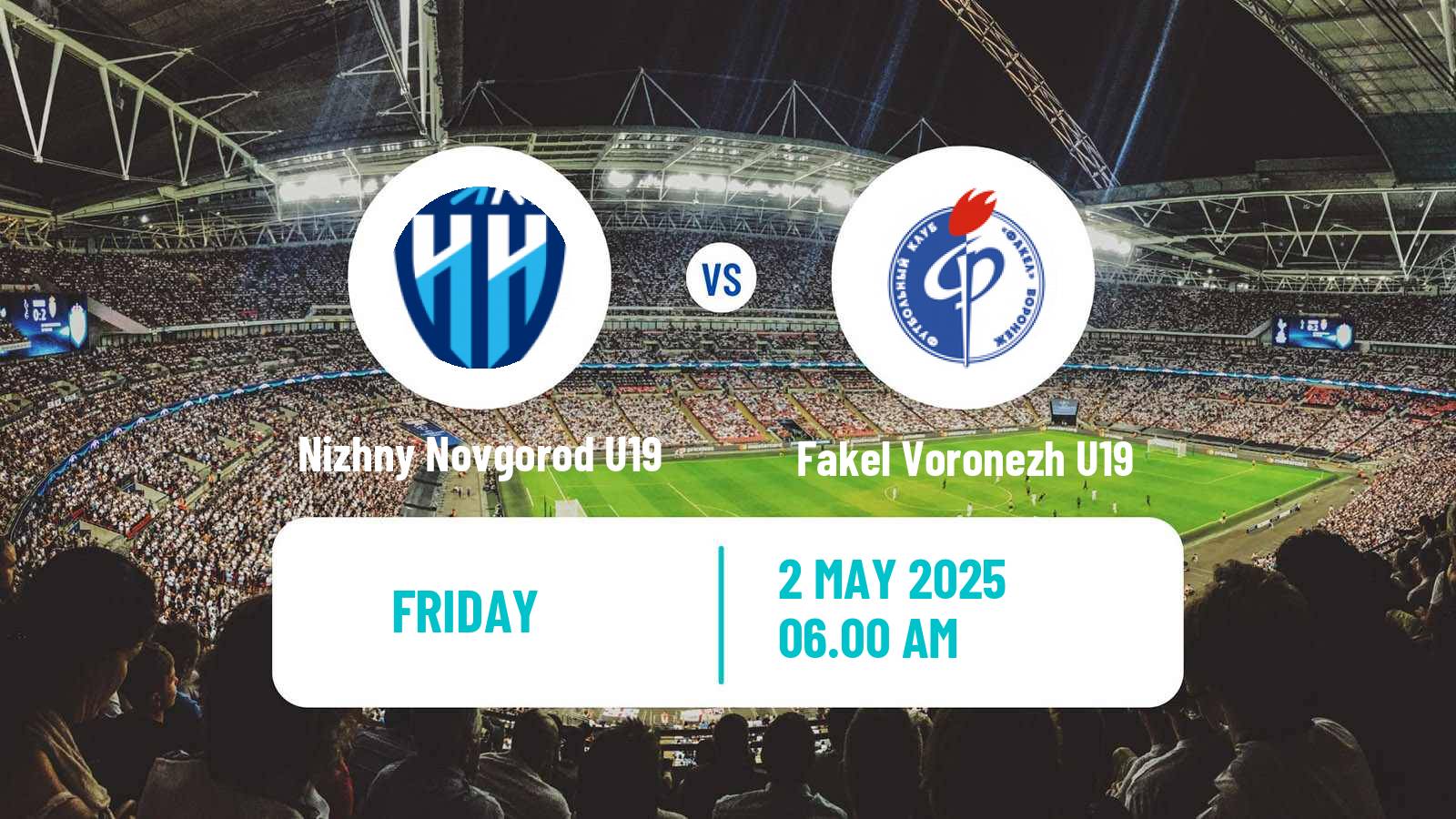 Football Russian Youth League Nizhny Novgorod U19 - Fakel Voronezh U19