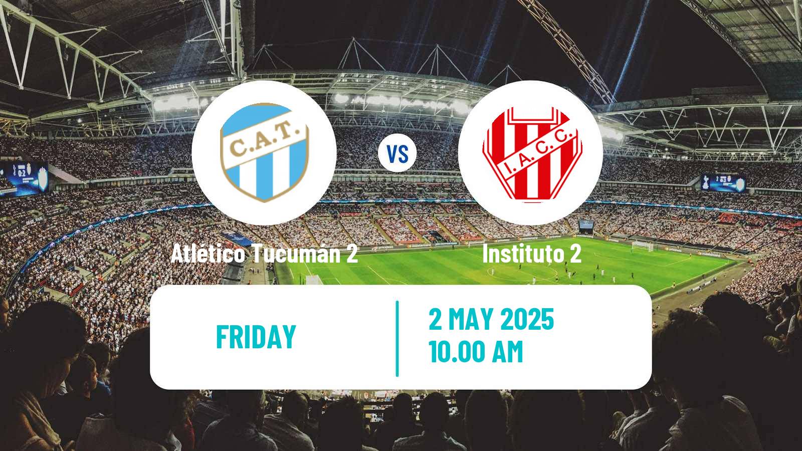Soccer Argentinian Reserve League Atlético Tucumán 2 - Instituto 2