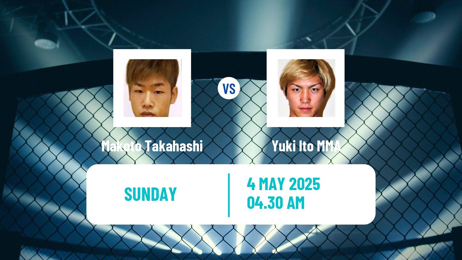 MMA Catchweight Rizin Men Makoto Takahashi - Yuki Ito