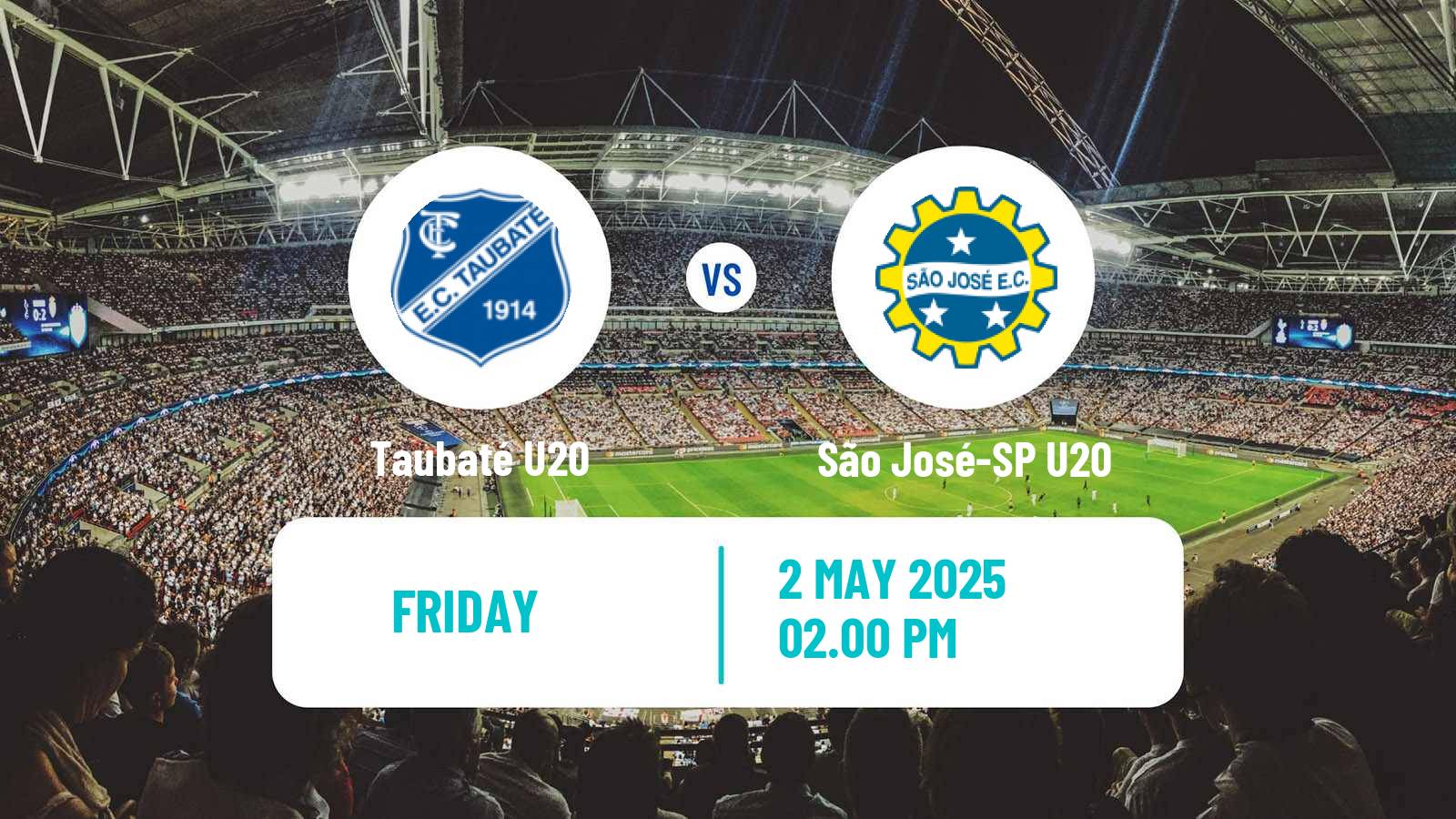 Soccer Brazilian Paulista U20 Taubaté U20 - São José-SP U20