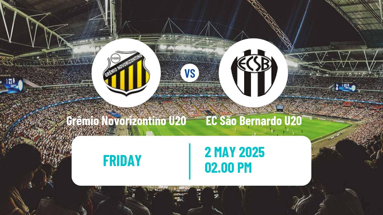 Soccer Brazilian Paulista U20 Grêmio Novorizontino U20 - EC São Bernardo U20
