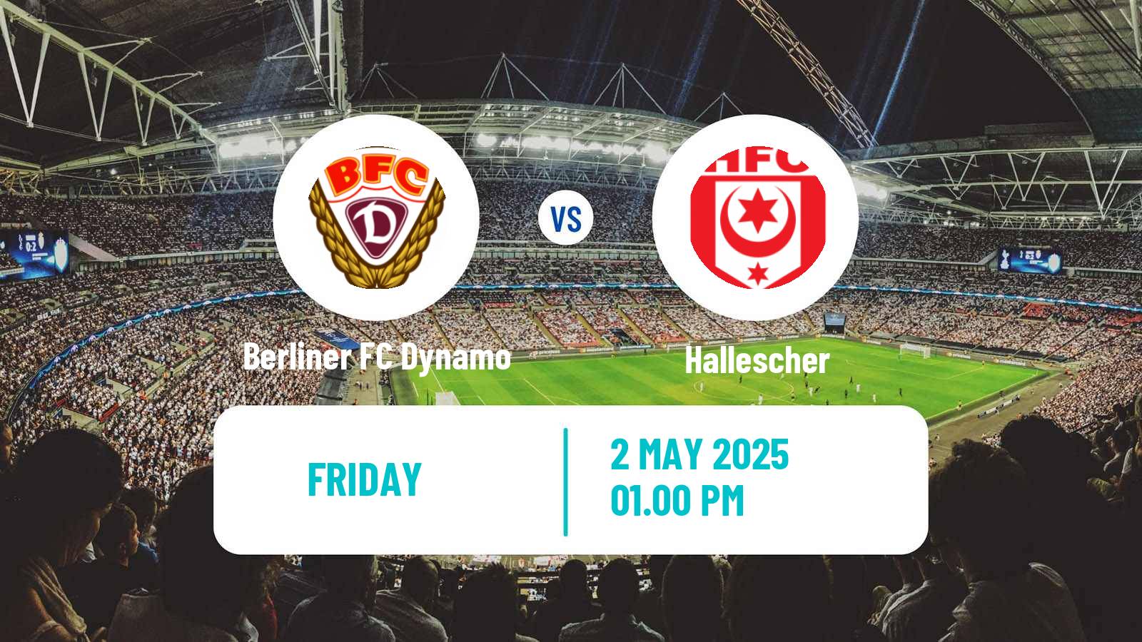 Soccer German Regionalliga Nordost Berliner FC Dynamo - Hallescher