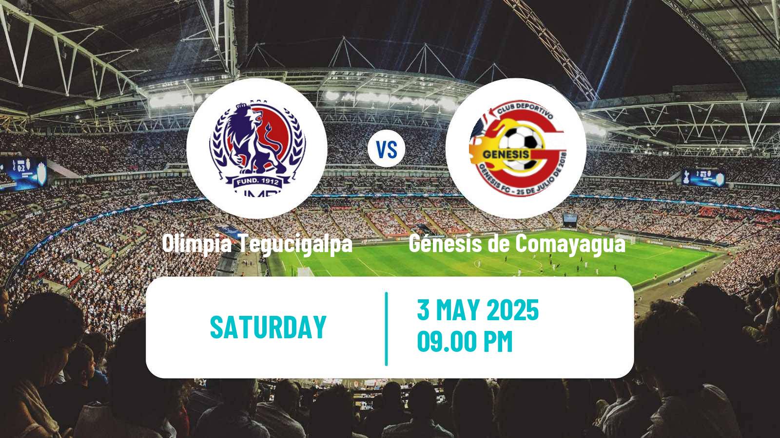 Soccer Honduras Liga Nacional Olimpia Tegucigalpa - Génesis de Comayagua