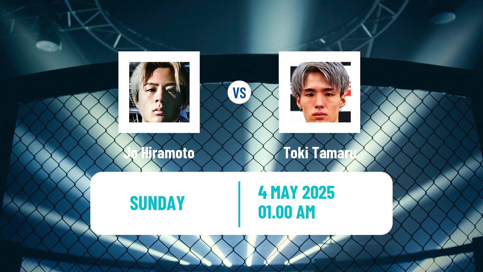 MMA Flyweight Rizin Men Jo Hiramoto - Toki Tamaru
