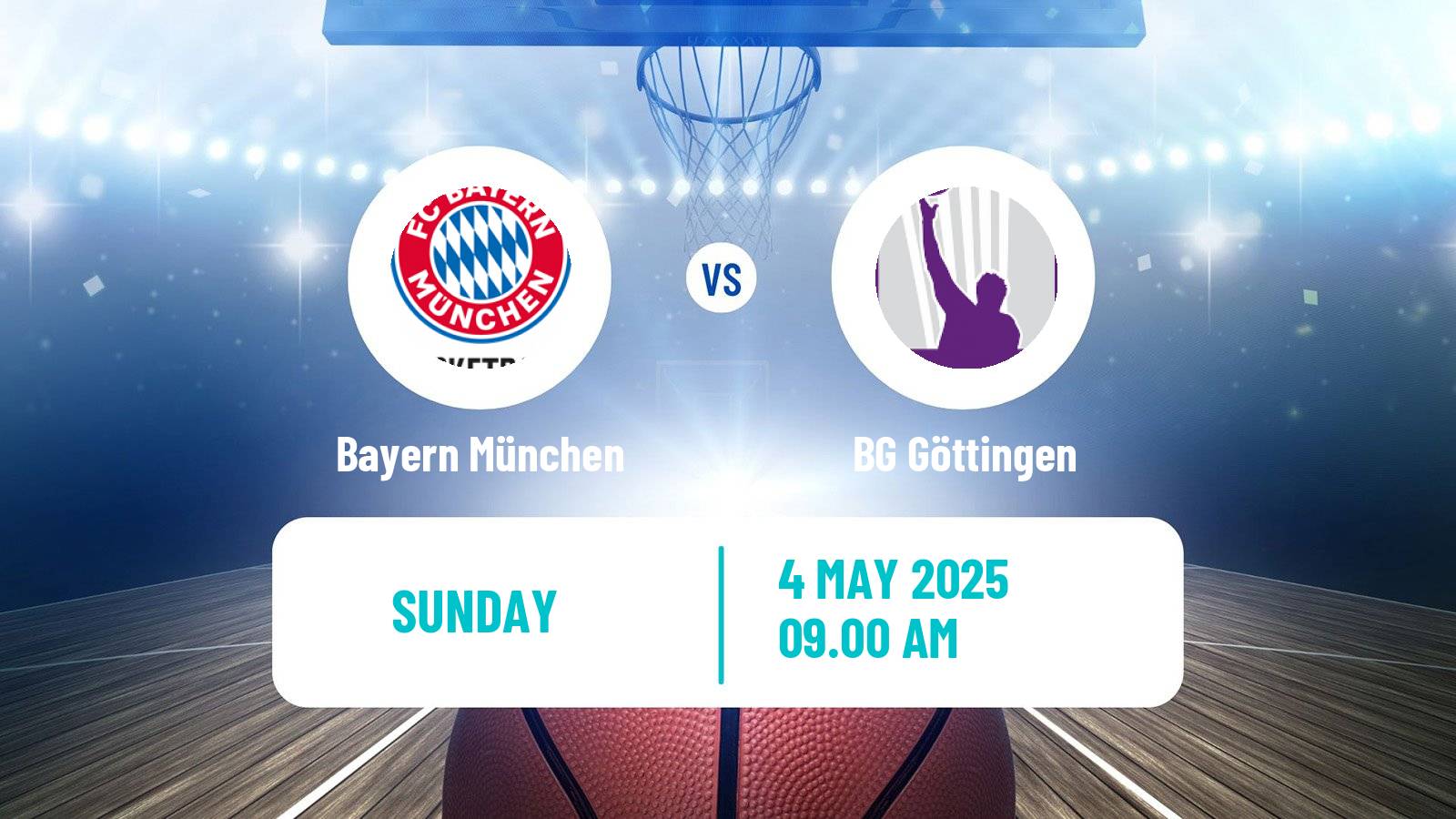 Basketball German BBL Bayern München - BG Göttingen