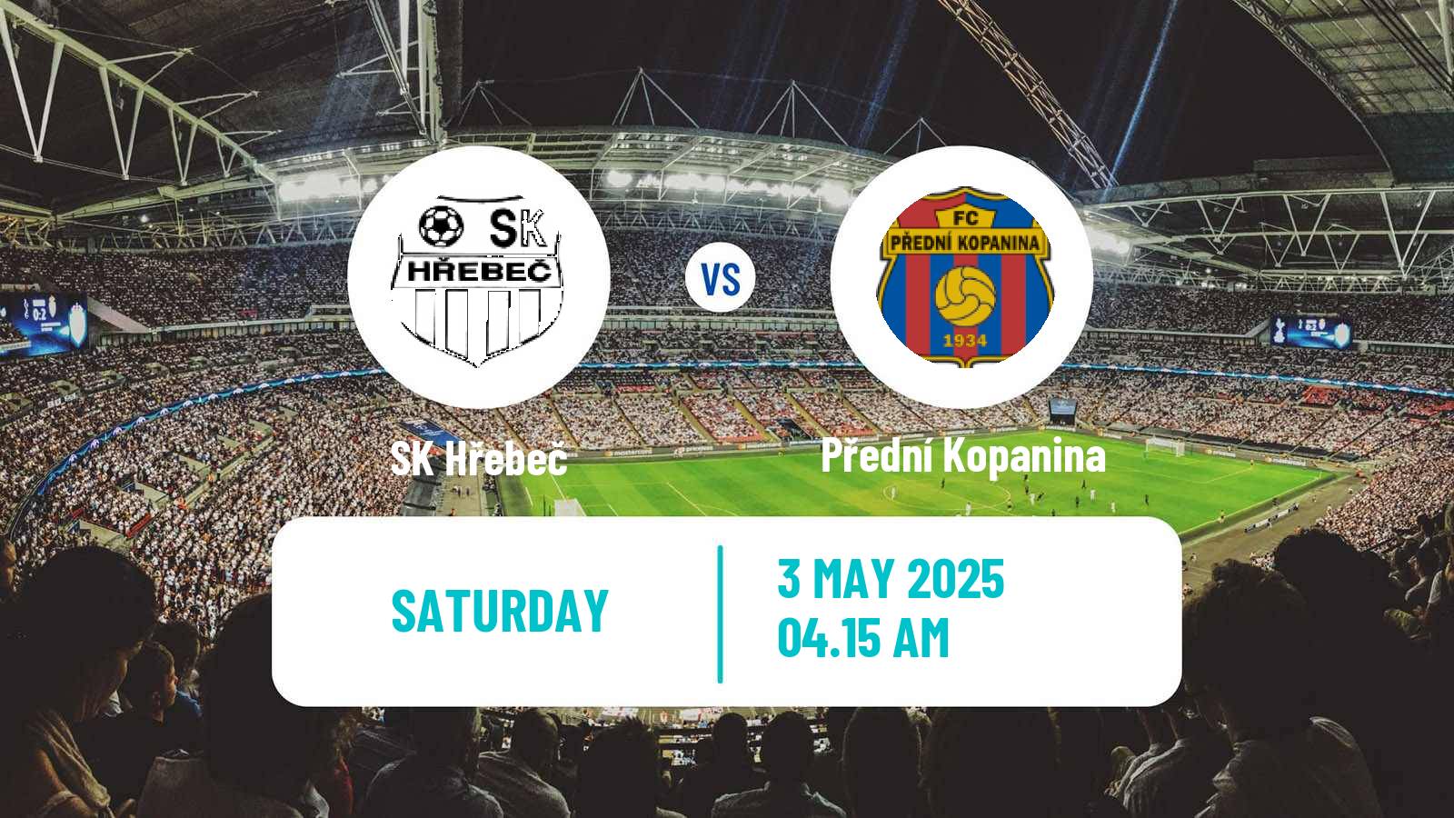 Soccer Czech Division B Hřebeč - Přední Kopanina