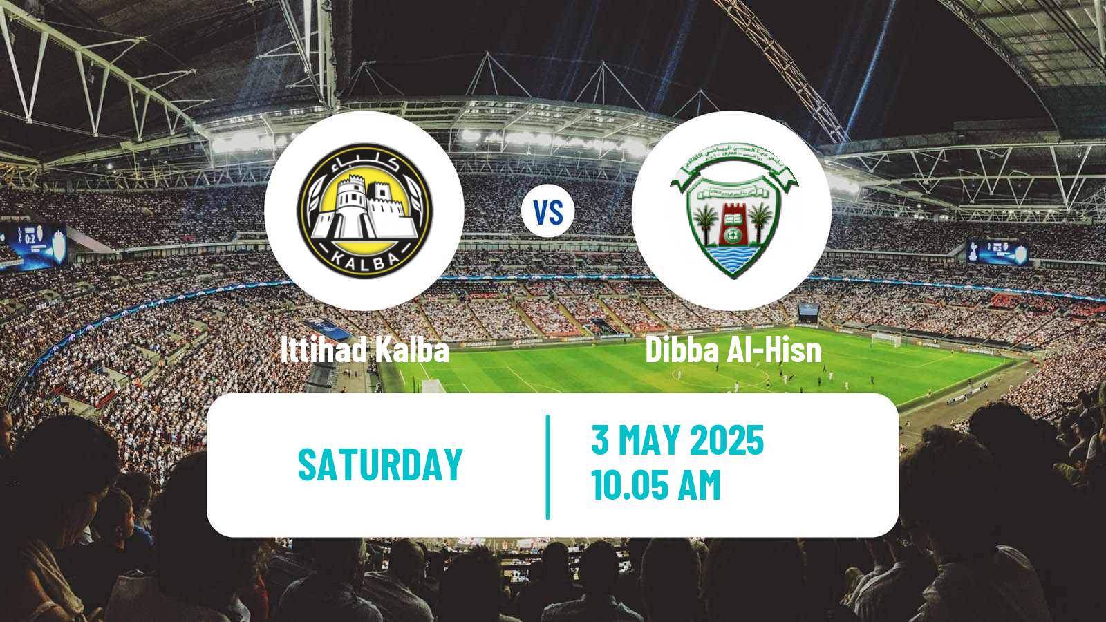 Soccer UAE Football League Ittihad Kalba - Dibba Al-Hisn