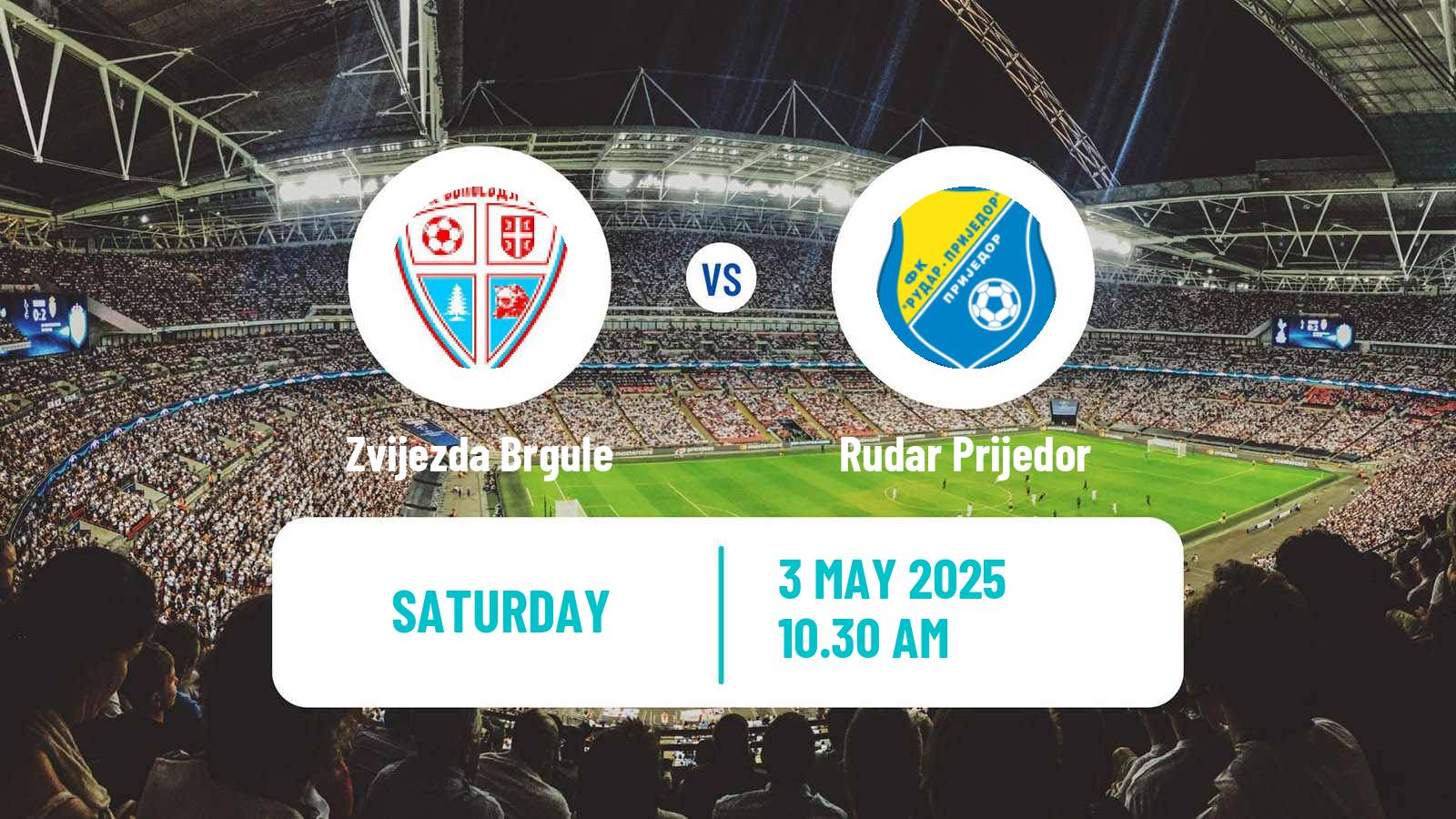 Football Bosnian Prva Liga RS Zvijezda Brgule - Rudar Prijedor