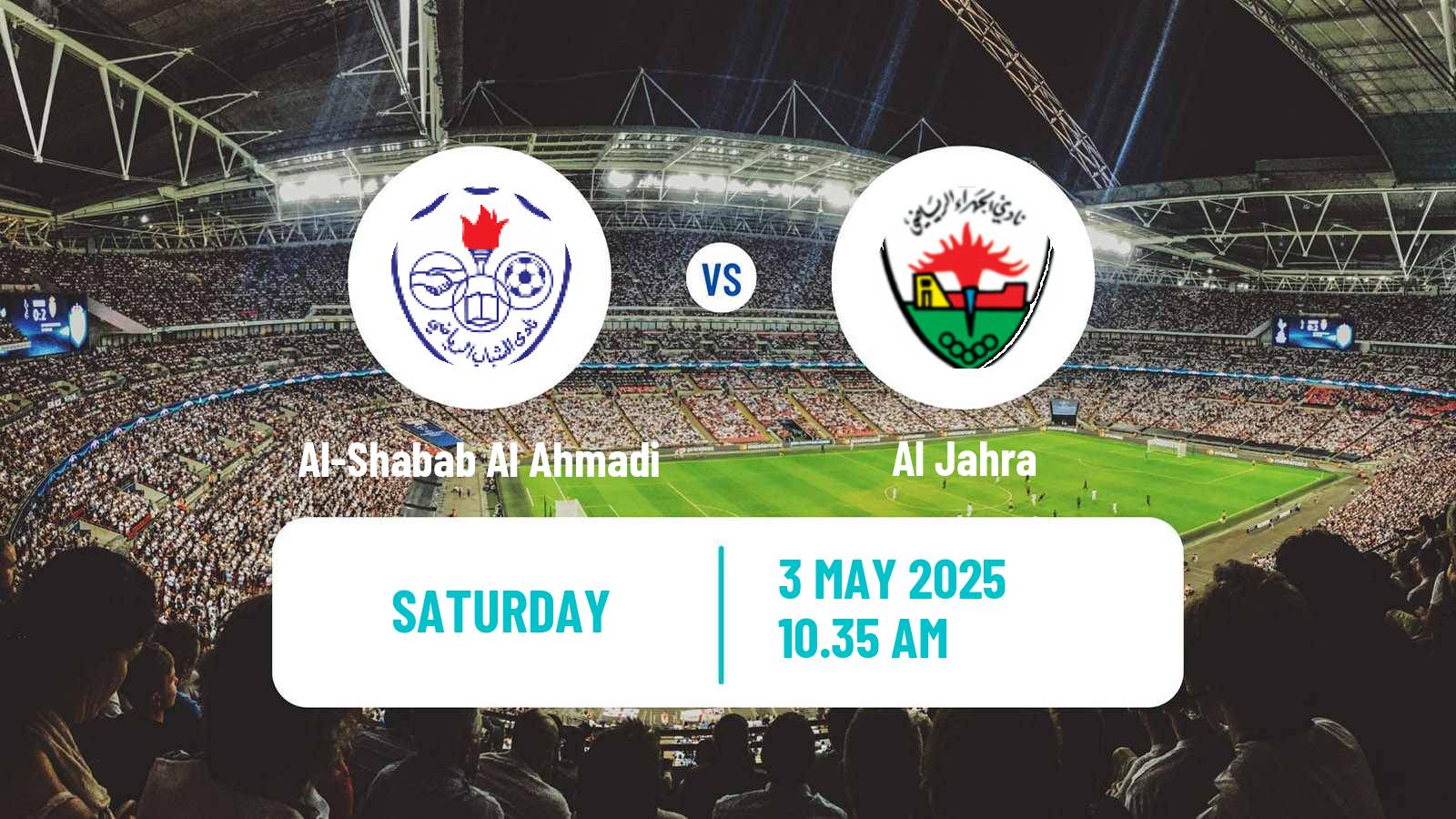Football Kuwaiti Division 1 Al-Shabab Al Ahmadi - Al Jahra