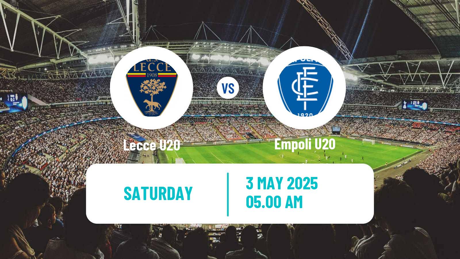 Soccer Italian Primavera 1 Lecce U20 - Empoli U20