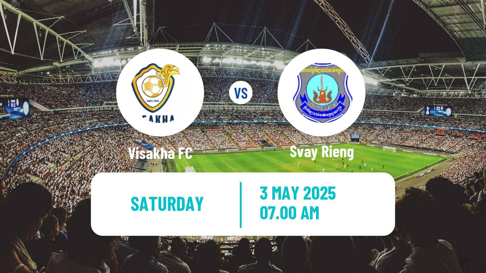 Football Cambodian CPL Visakha - Svay Rieng