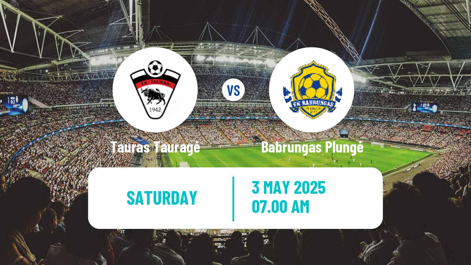 Football Lithuanian Division 2 Tauras Tauragė - Babrungas Plungė