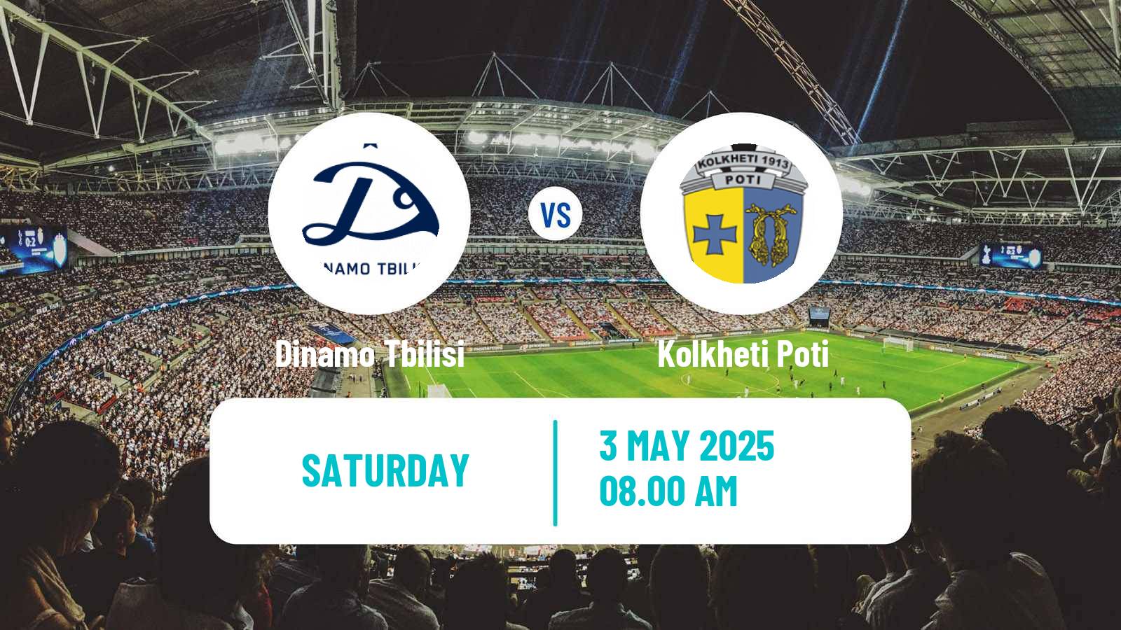 Football Georgian Erovnuli Liga Dinamo Tbilisi - Kolkheti Poti