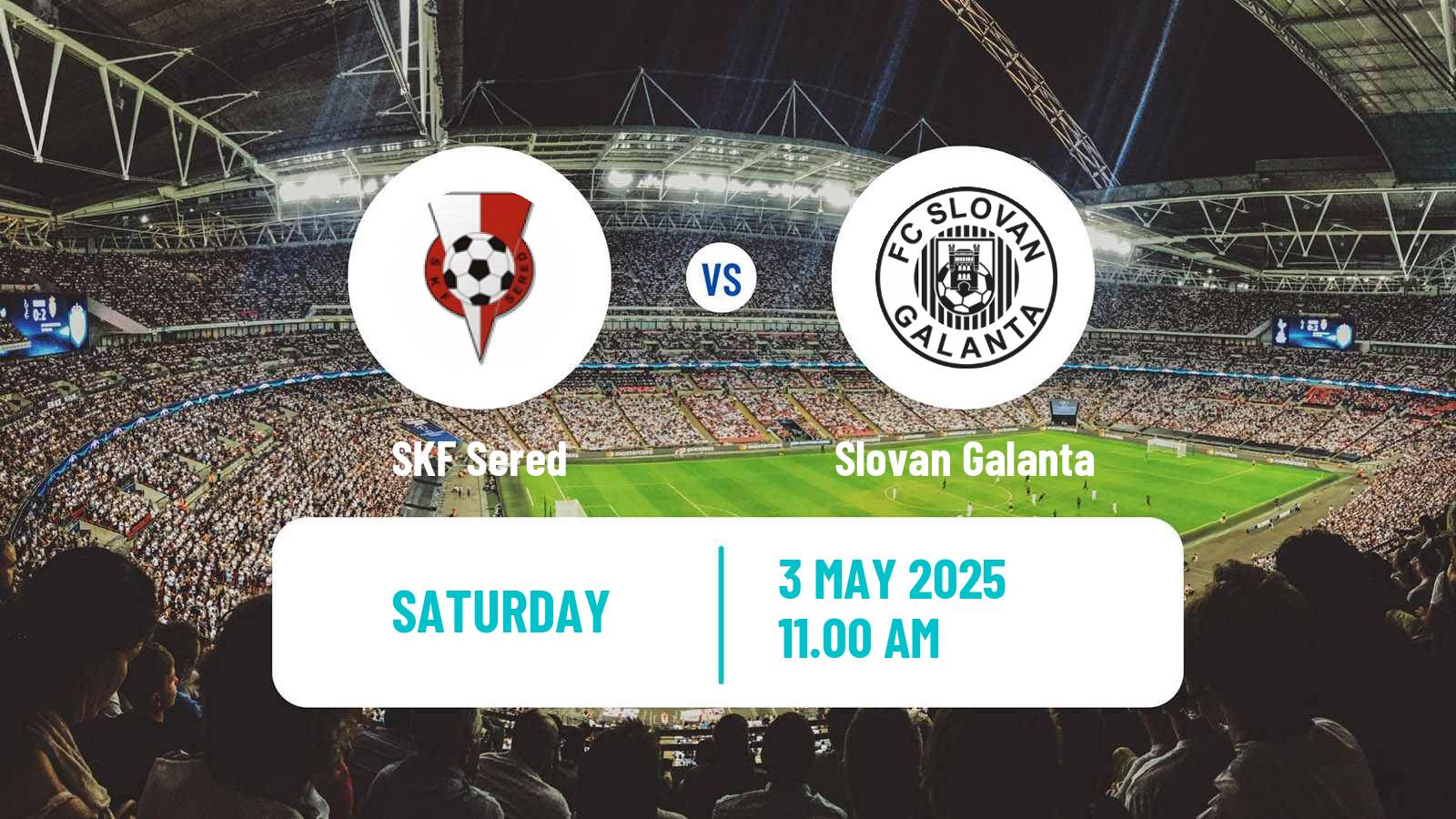 Soccer Slovak 3 Liga West Sered - Slovan Galanta