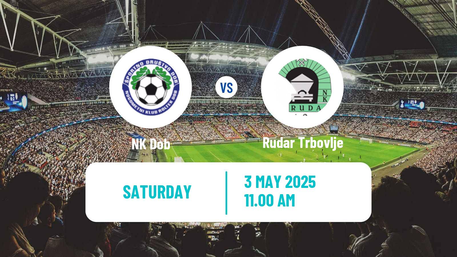 Football Slovenian 3 SNL West Dob - Rudar Trbovlje