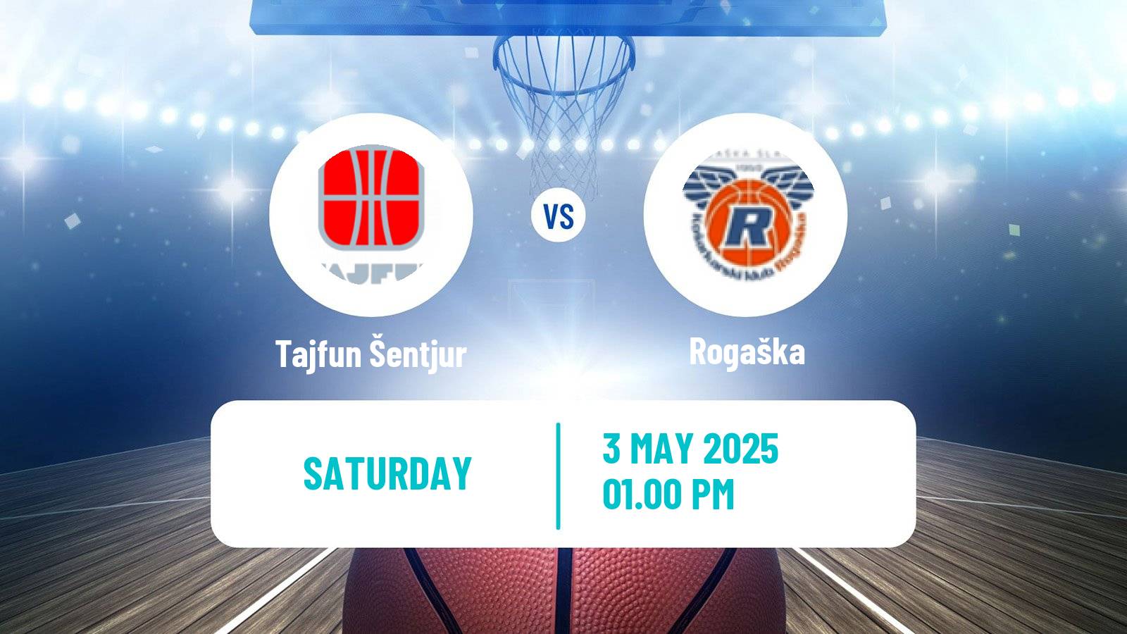 Basketball Slovenian Liga Basketball Tajfun Šentjur - Rogaška